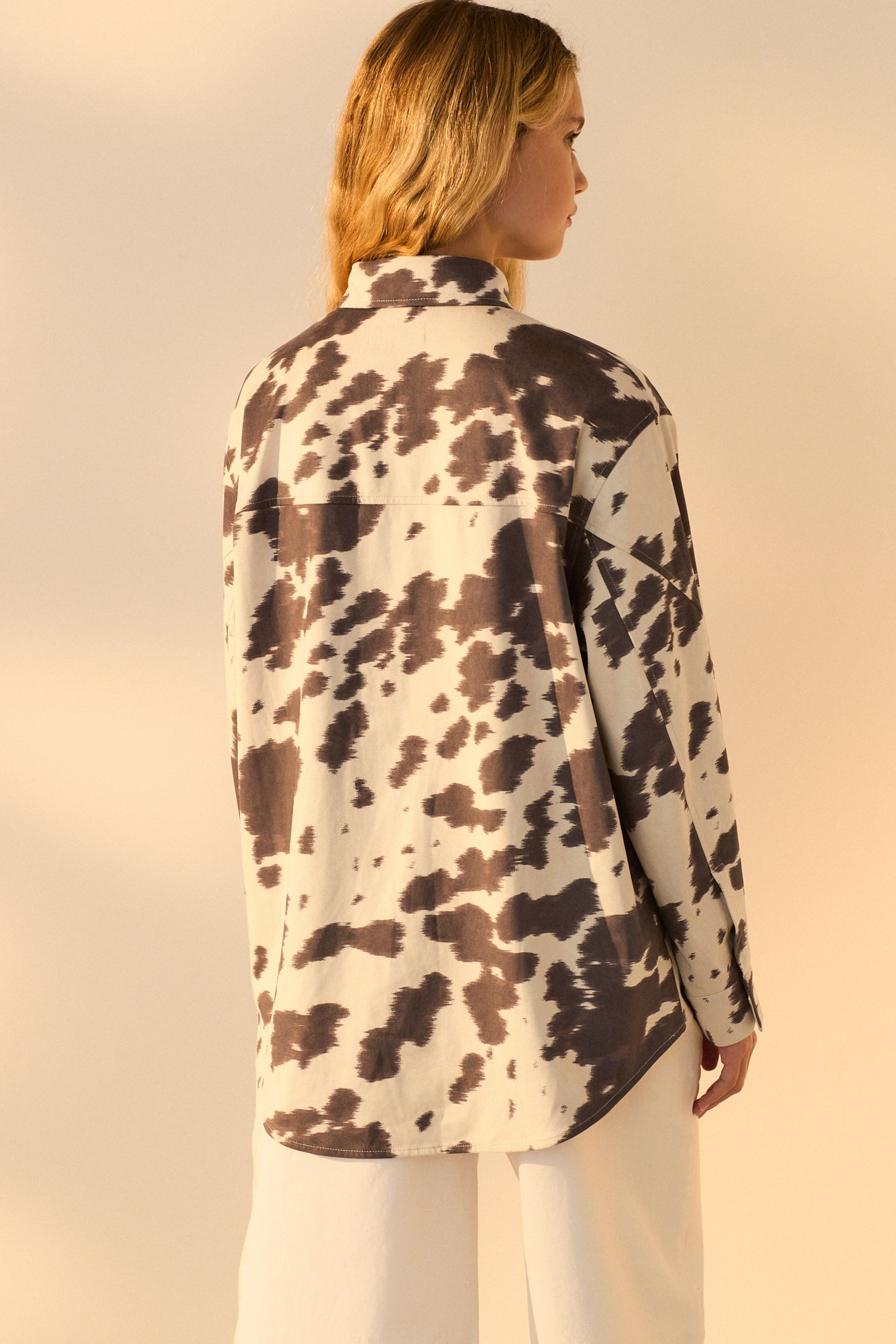 Next Hemdjacke Hemd aus Velourslederimitat (1-St) günstig online kaufen