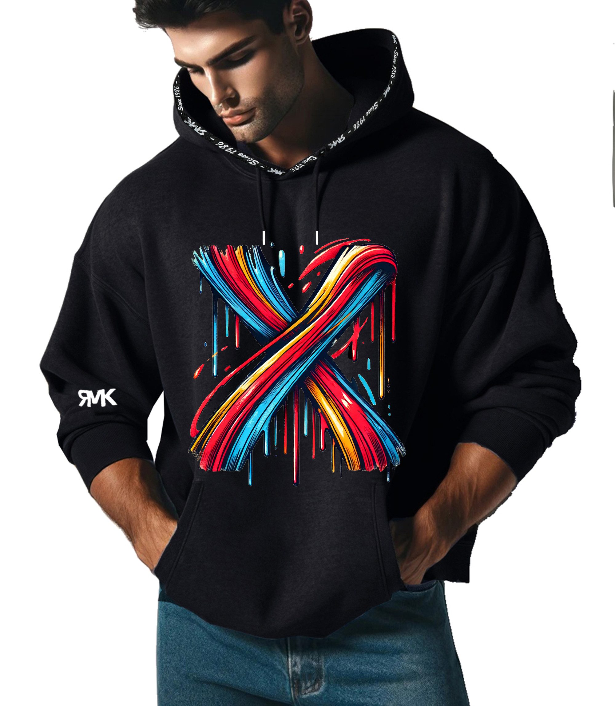 RMK Hoodie Herren Kapuzenpullover Pullover mit günstig online kaufen