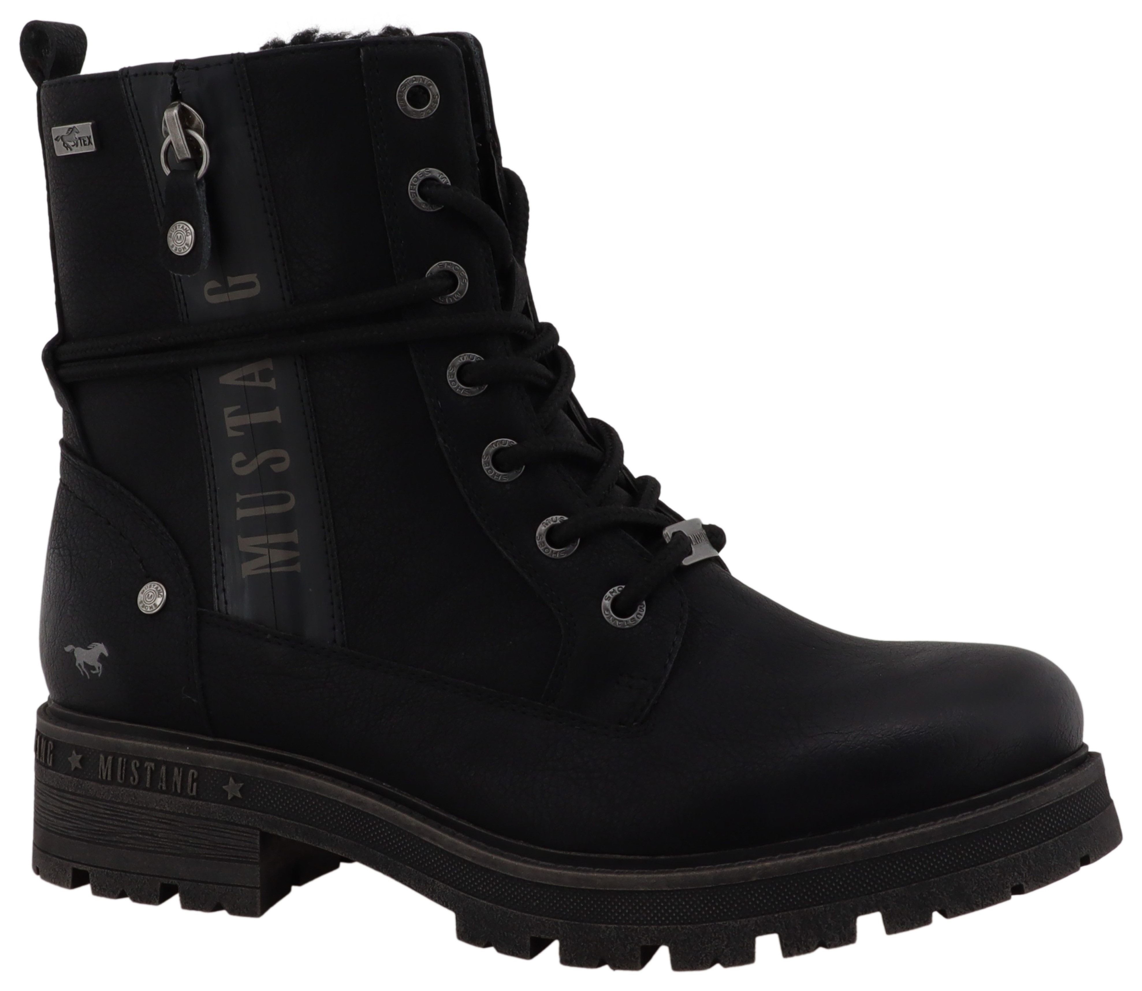 Mustang Shoes Darleen Winterboots Schnürboots mit Profilsohle günstig online kaufen