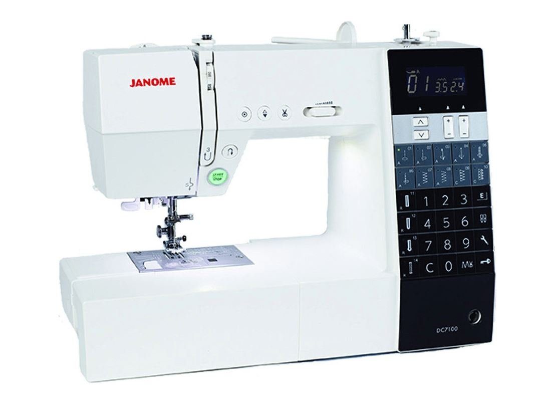 Janome Computer-Nähmaschine Janome DC7100 Computer-Nähmaschine, 100 Programme