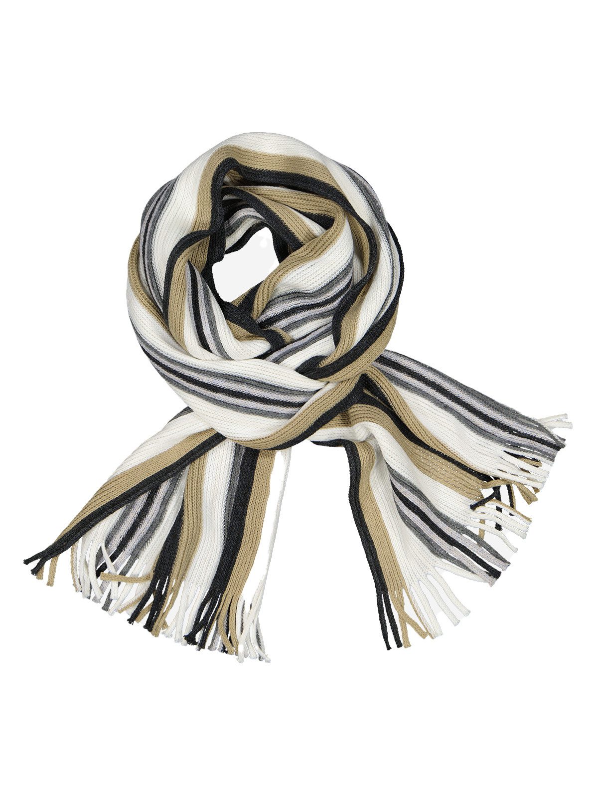 emilio adani Strickschal Herren Schal uni, Naturweiss günstig online kaufen