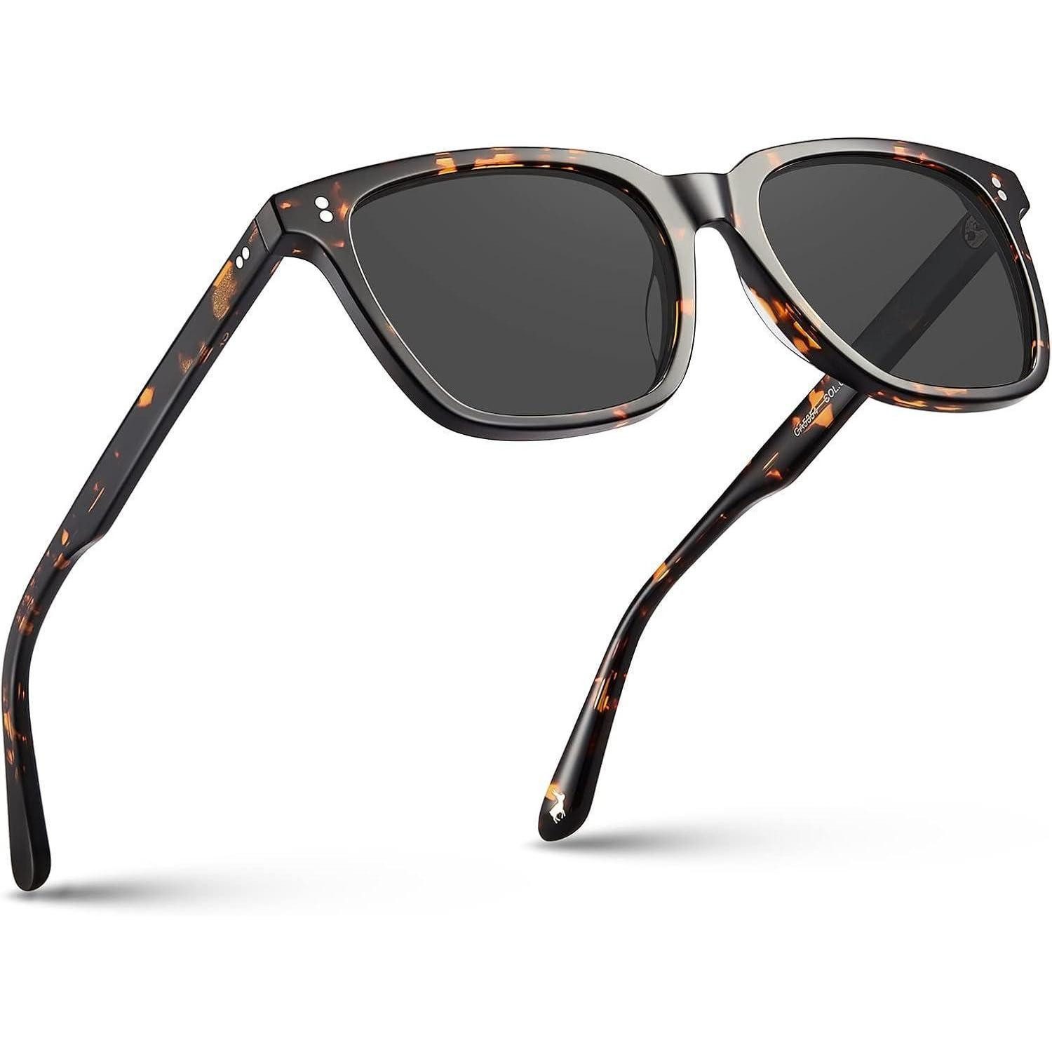 LuxusKollektion Sonnenbrille Sonnenbrille Polarisierte B - Rahmen: Schildpatt; Linsen: Schwarz