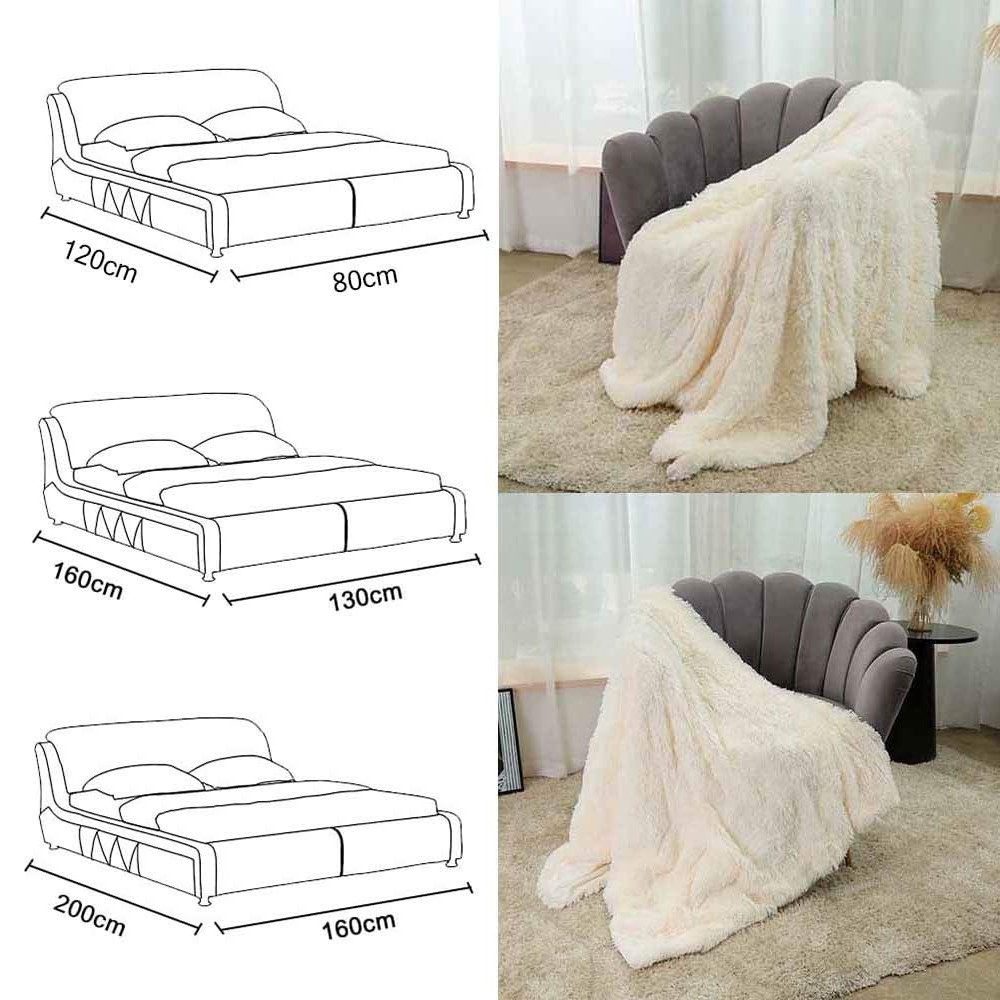 Wohndecke Kuscheldecke Flauschig,Ultraweiche Fleecedecke Leichte Warme Sofadecke, TUWENA, Wohn Kuscheldecke, Gemütliche Couchdecke, Atmungsaktiv & Pflegeleicht – Bild 5 von 5