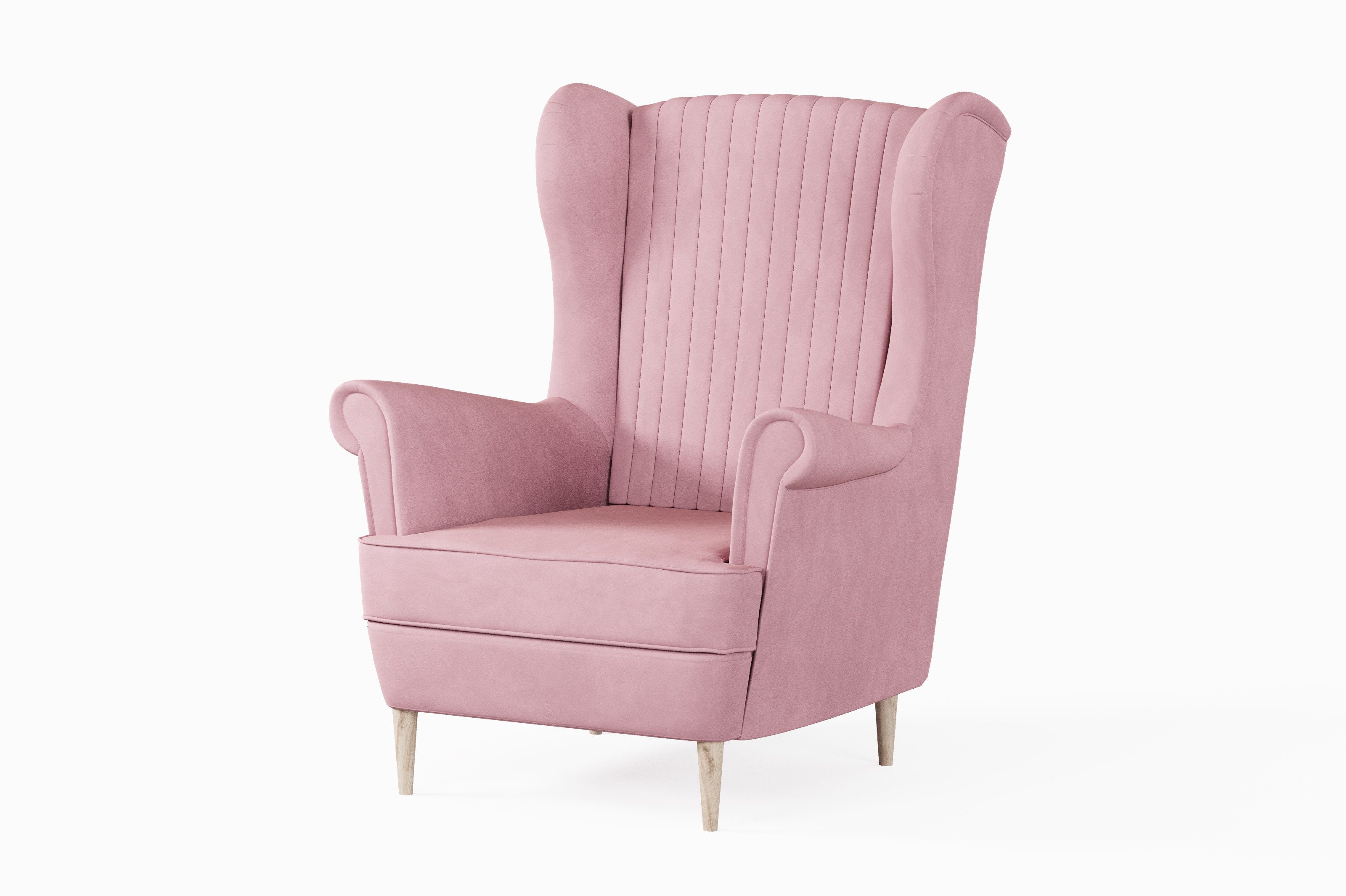 MOEBLO Ohrensessel COMFY SESSEL mit oder ohne Hocker (Polstersessel aus Samtstoff Wohnzimmersessel mit/ohne Hocker Ohrenbacksessel), Sessel mit optionalem Hocker. Reduzierter Preis € 359,00. Unverbindliche Preisempfehlung € 699,00, (€ 359,00 pro 1 Stk)