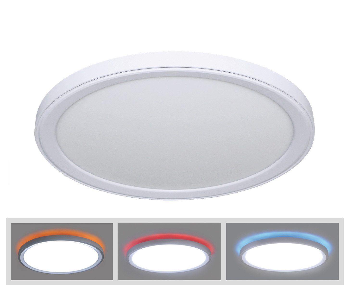 G&L Deckenleuchte Smart LED Deckenlampe, WLAN Deckenleuchte steuerbar via A günstig online kaufen