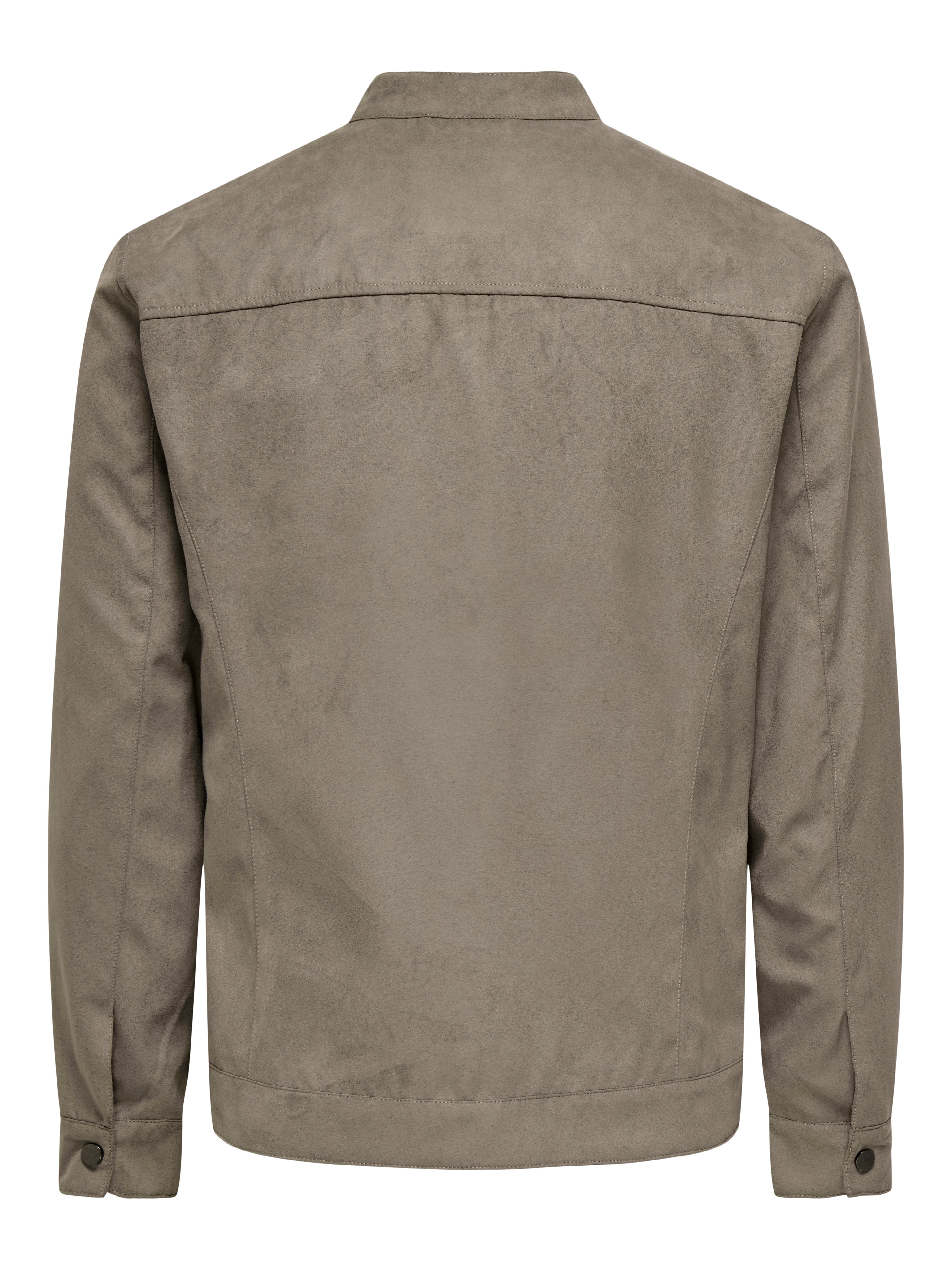 ONLY & SONS Bomberjacke ONSMIKE FAKE SUEDE JACKET OTW