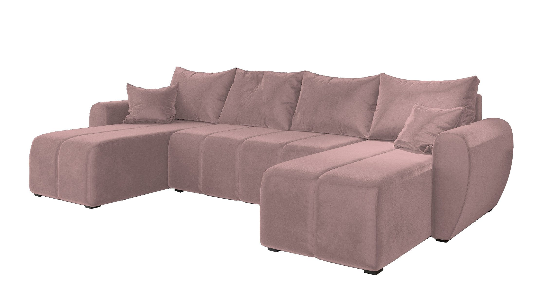 Masseno Ecksofa MADISON mit Schlaffunktion U-Form, günstig online kaufen