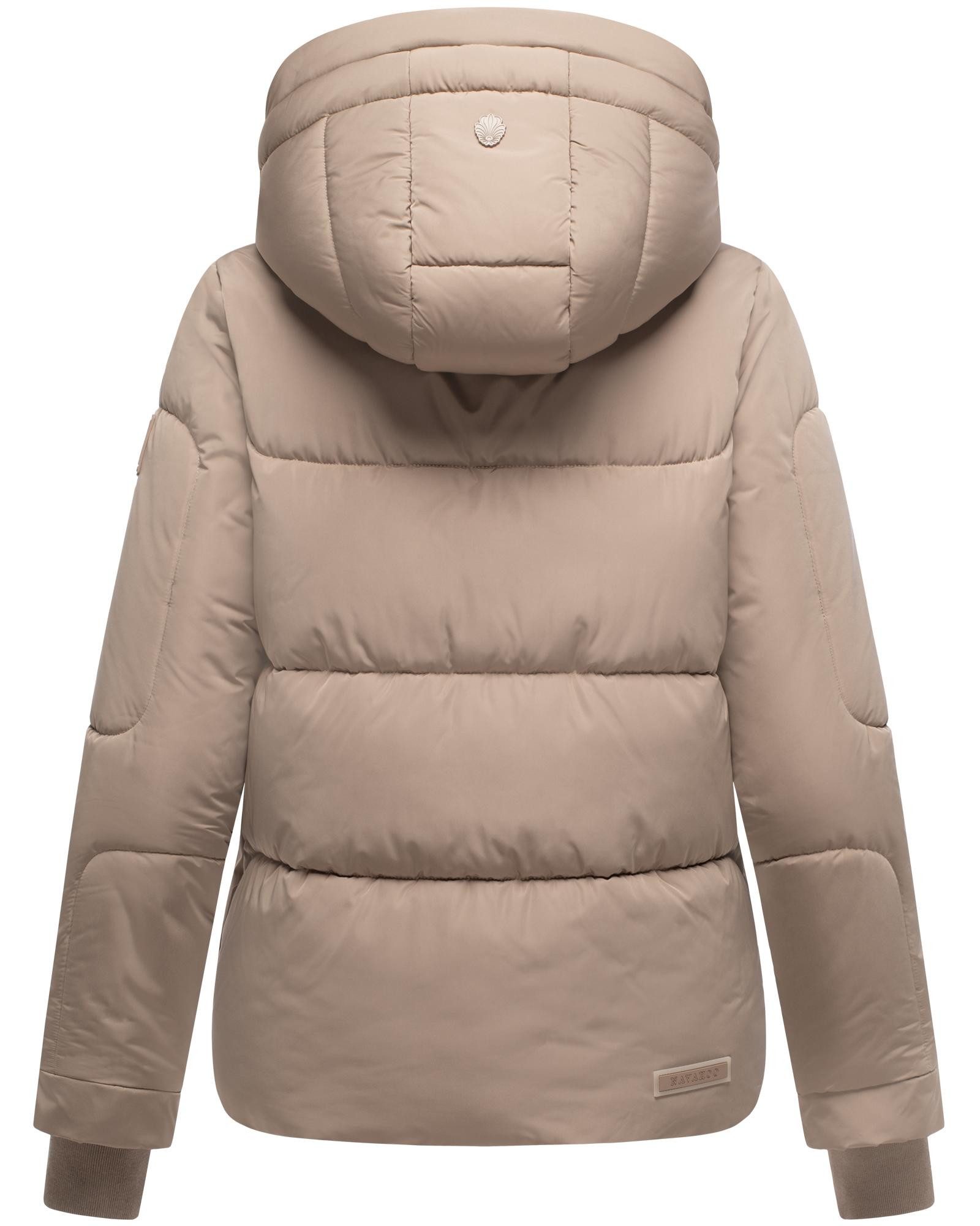 Navahoo Steppjacke Zauberlicht 14 Winterjacke mit abnehmbarer Kapuze und Fleece-Futter