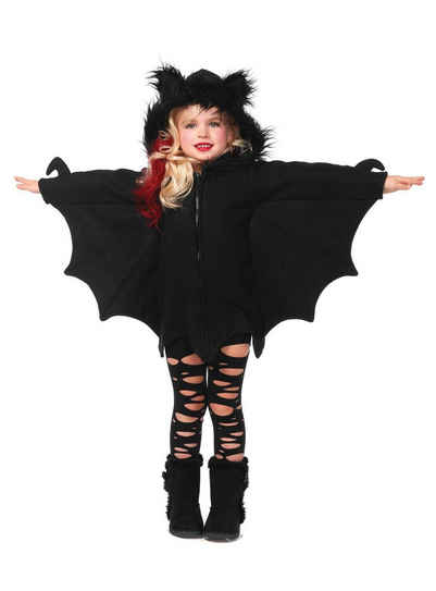 Leg Avenue Kostüm »Freche Fledermaus«, Niedliche Verkleidung mit flauschiger Kapuze