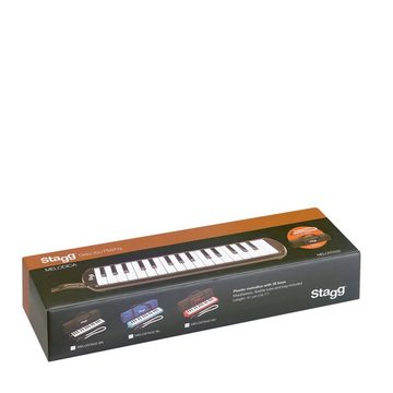 Stagg Melodica 32 Tasten rot inkl. Anblasschlauch Melodica