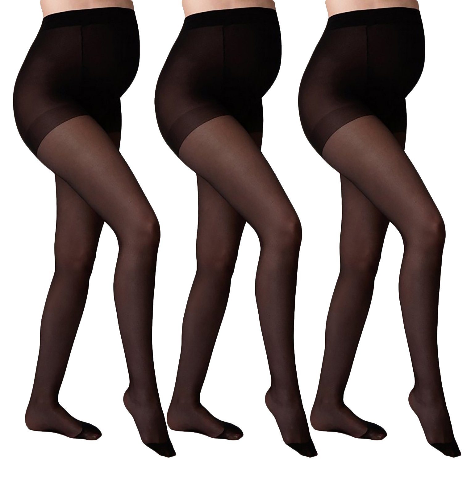 GIULIA Umstandsstrumpfhose 40 Den Umstandsstrumpfhose Strumpfhose für Schwangere Mutter 40 DEN (3 St)