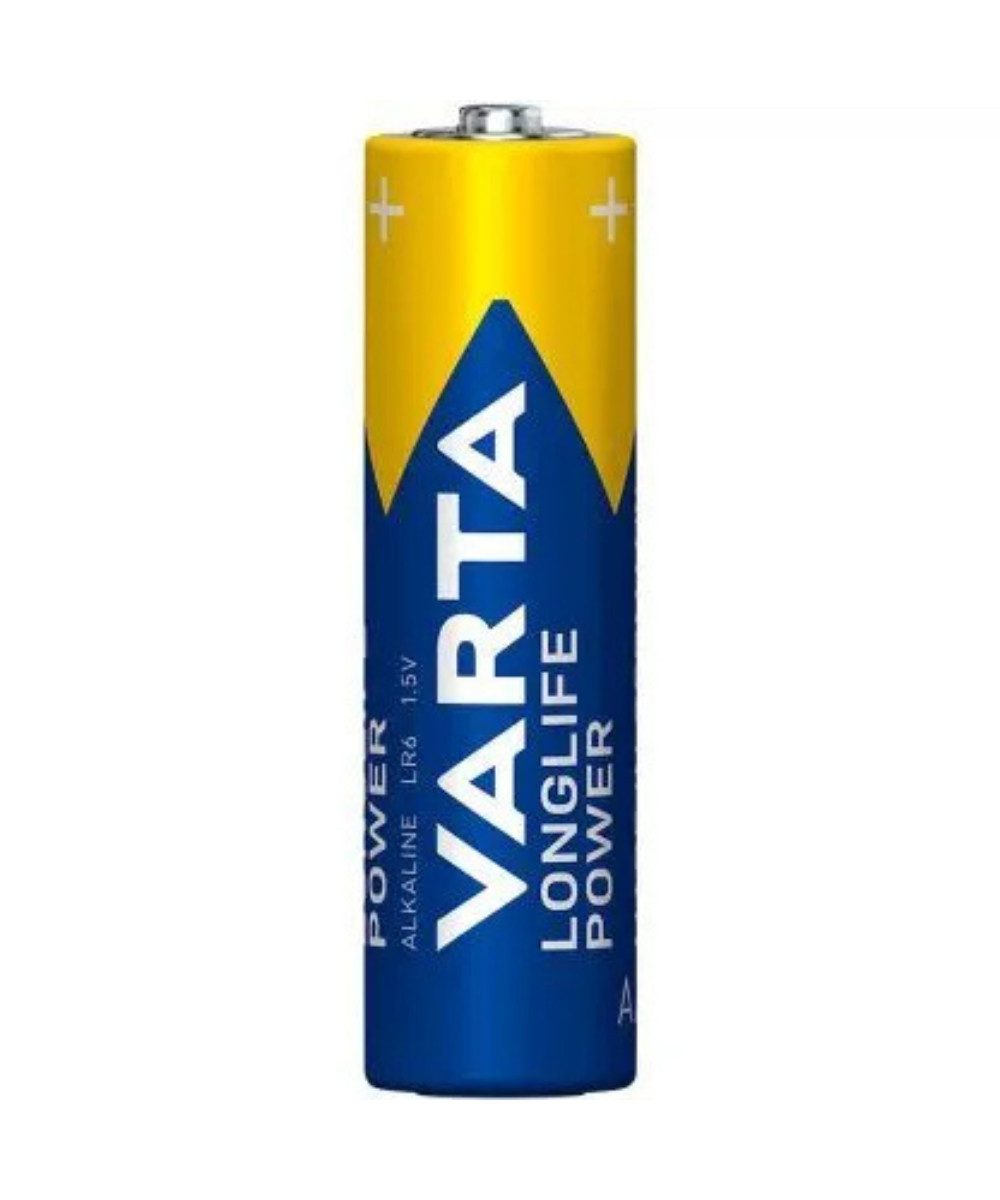VARTA 4 VARTA Batterien LONGLIFE Power Mignon AAA 1,5 V Batterie, (4 St), System: Alkali-Mangan