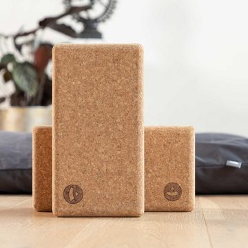 bodhi Yogablock Yoga Block KORK BRICK, Standard 1 Stück