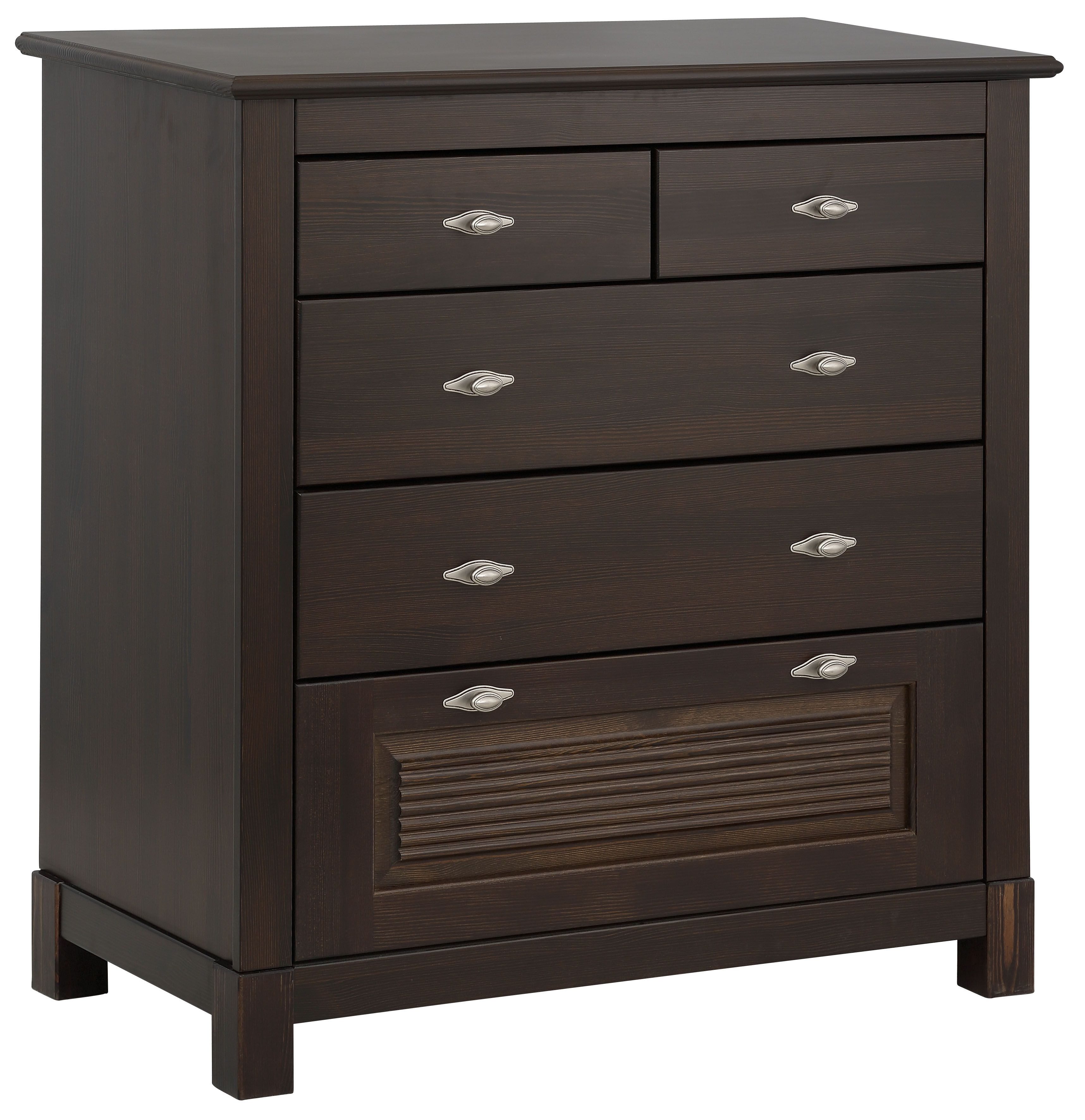 OTTO home Schubkastenkommode Rauna, aus massiver Kiefer mit 5 Schubladen, Breite 96 cm