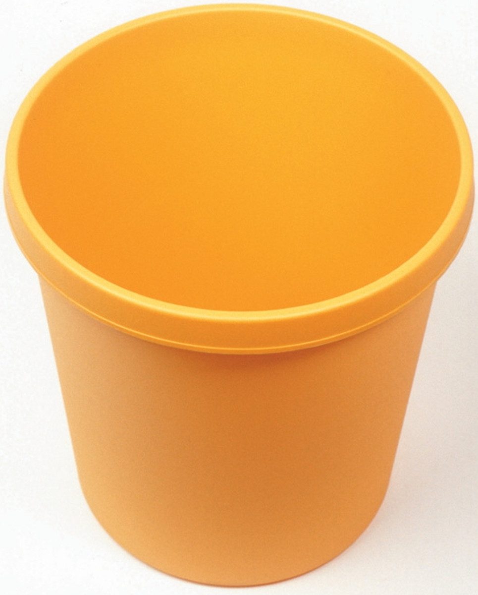 HELIT Papierkorb Großraum-Papierkorb 45l gelb