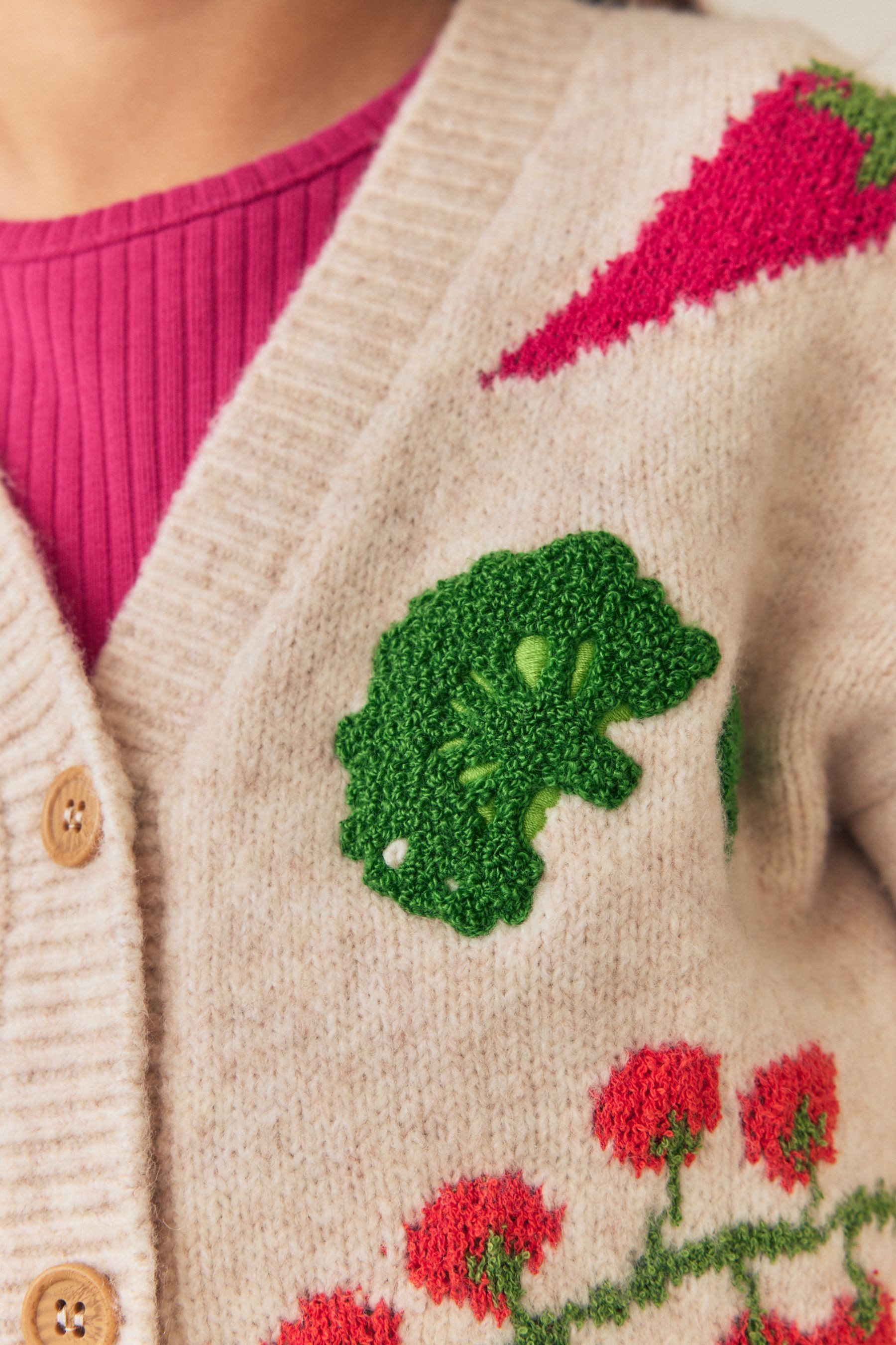 Next Cardigan Strickjacke mit V-Ausschnitt (1-tlg) – Bild 5 von 5