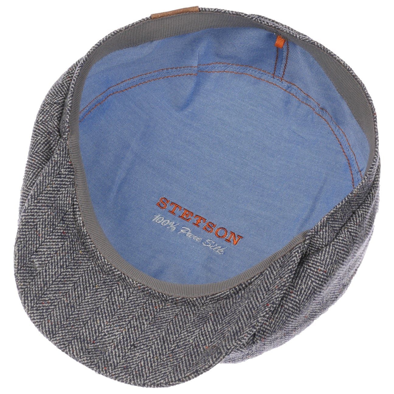 Stetson Flat Cap (1-St) Schiebermütze mit Schirm, Made in the EU