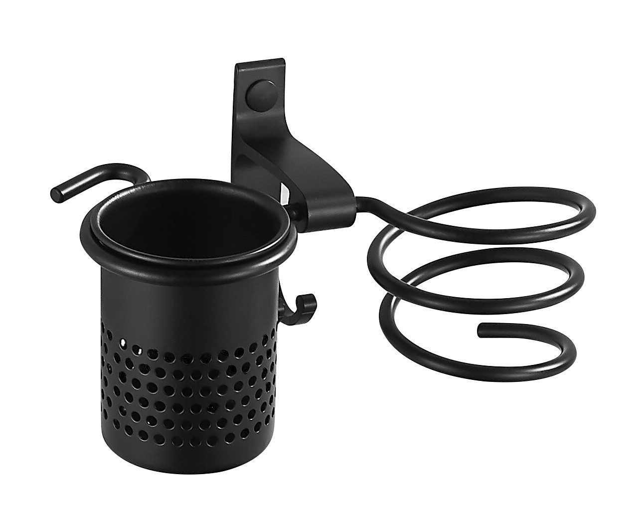 EMKE Badaccessoire-Set Haartrocknerhalter Schwarz Fönhalter für günstig online kaufen
