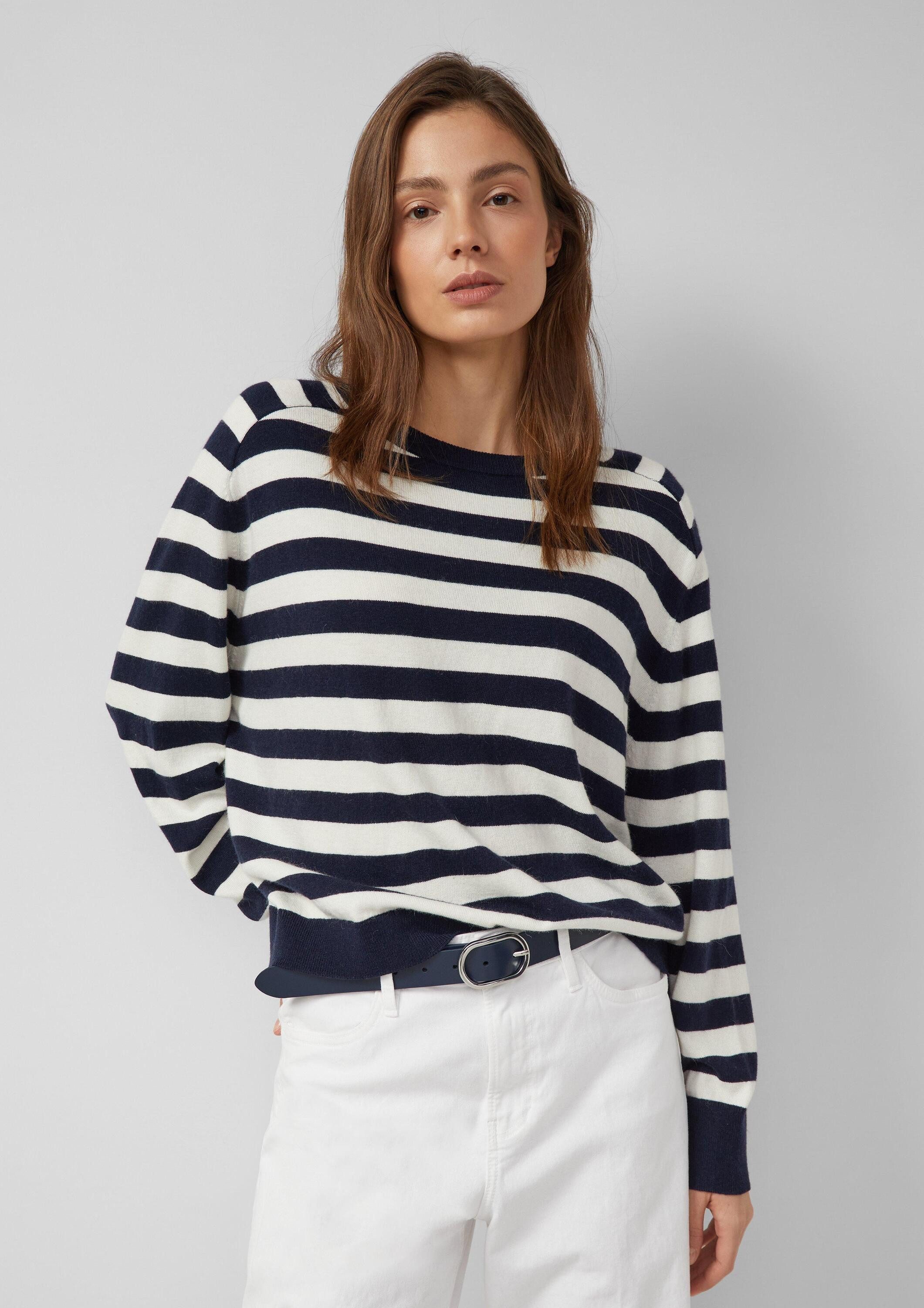 s.Oliver Longpullover Strickpullover Oversized Strickpullover aus Viskosemix