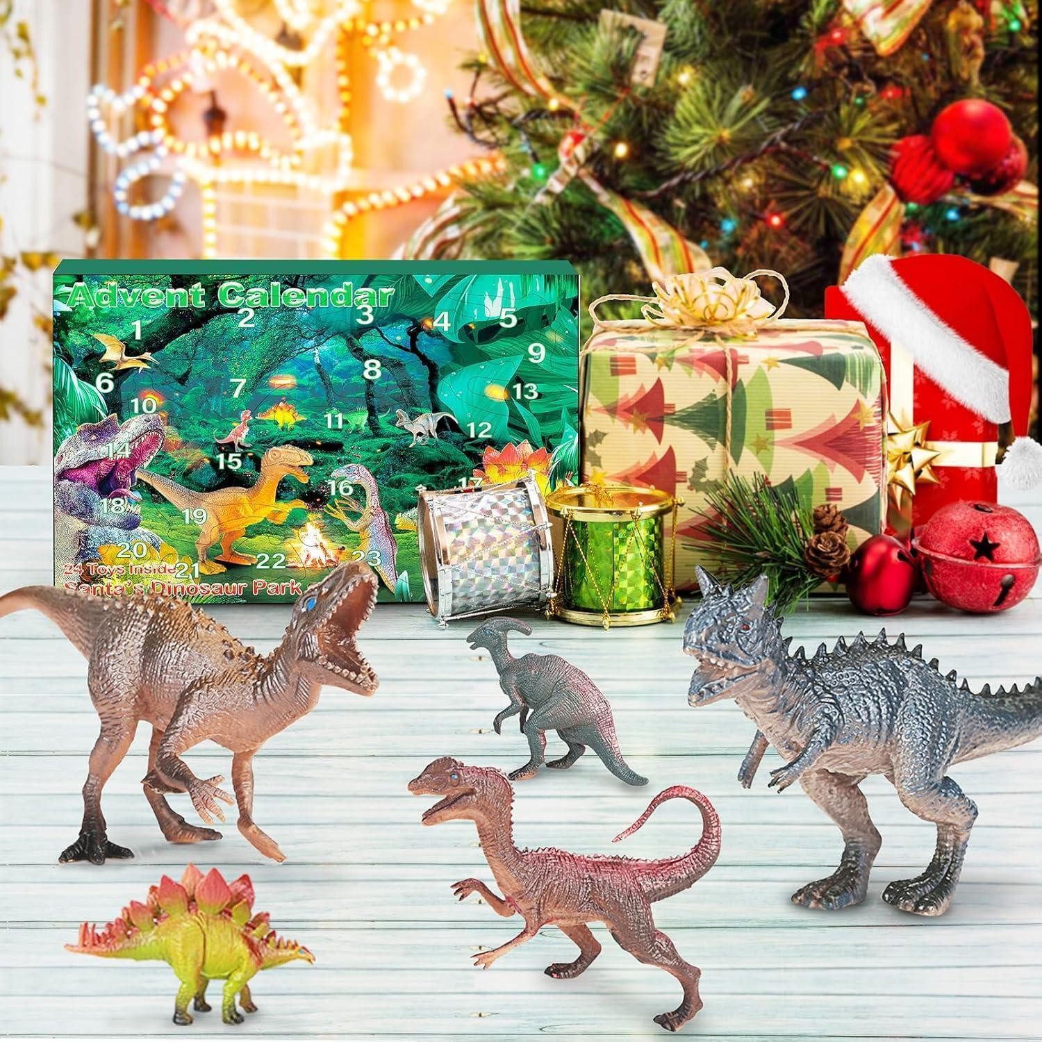 LuxusKollektion Spielzeug-Adventskalender Dinosaurier Adventskalender 2026 für Kinder Jungen Mädchen 24 Tage – Bild 4 von 5