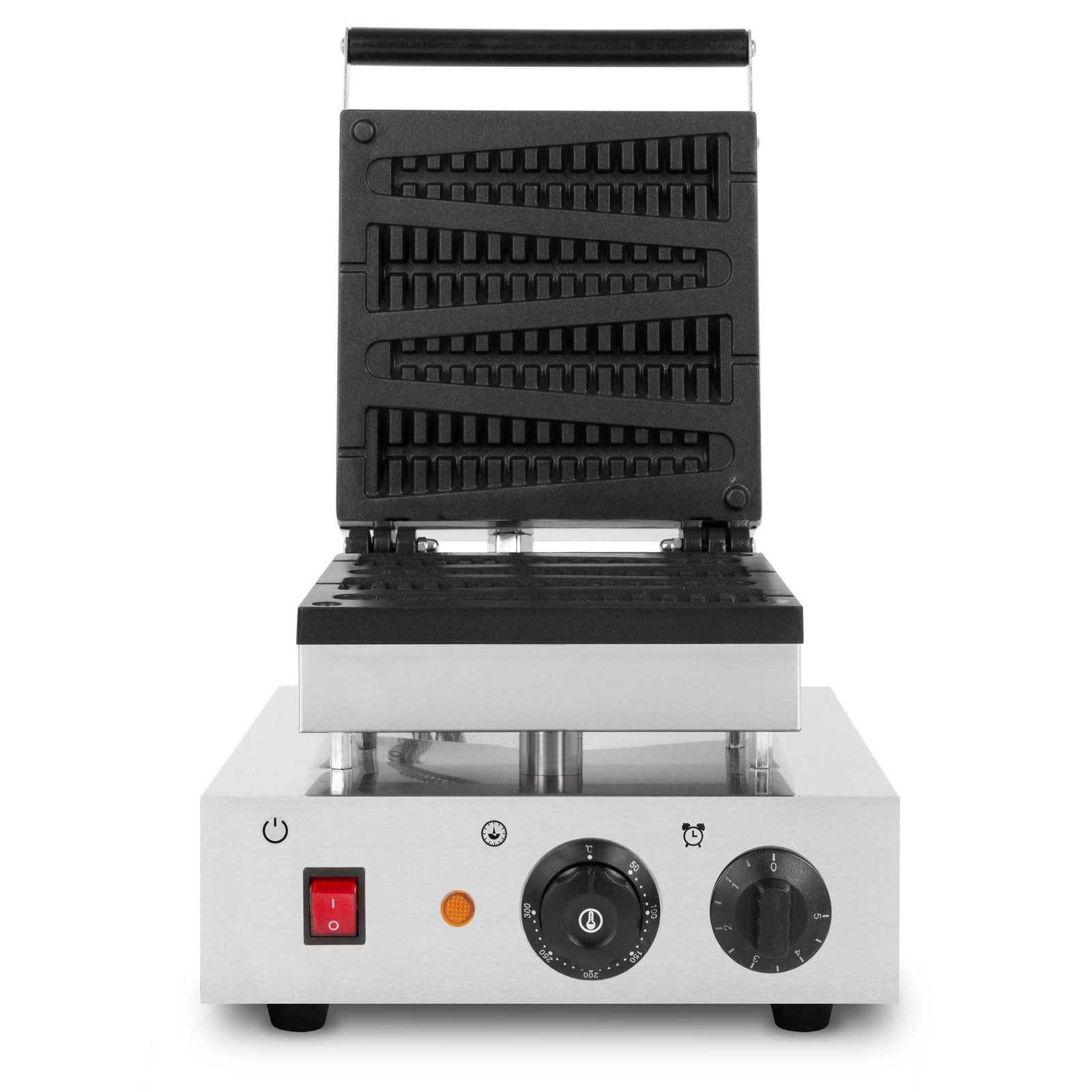 vertes Waffeleisen 4 Waffeln gleichzeitig, 80 Stück pro Stunde, 1800 W