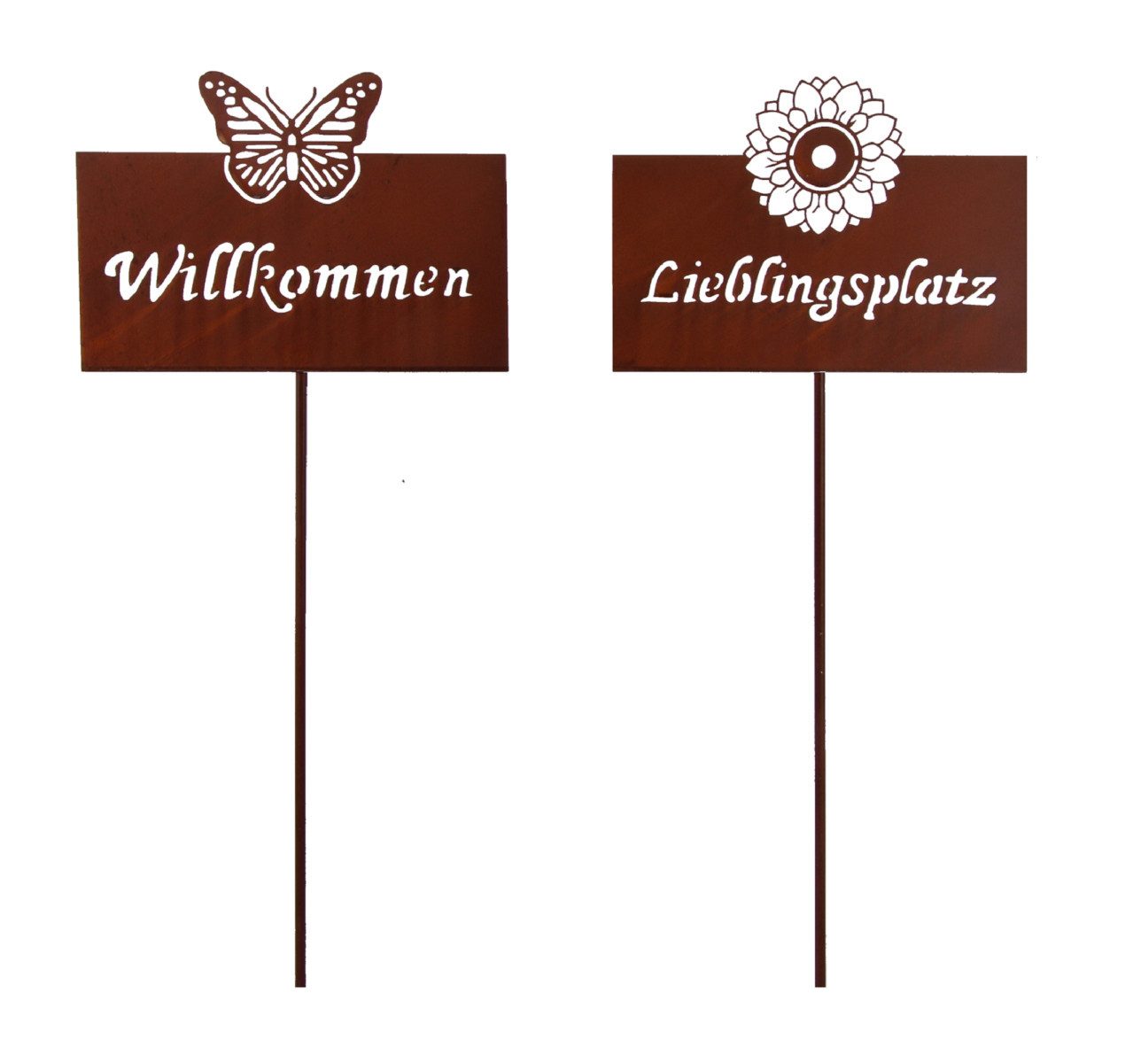 Trend Line Gartenfigur TrendLine Gartenstecker Metall günstig online kaufen
