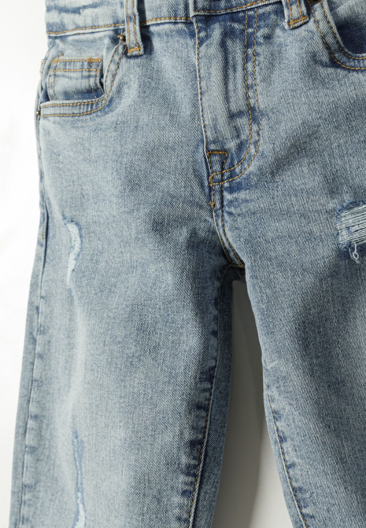MINOTI Straight-Jeans Hosen mit Waschungseffekt (2y-14y) günstig online kaufen