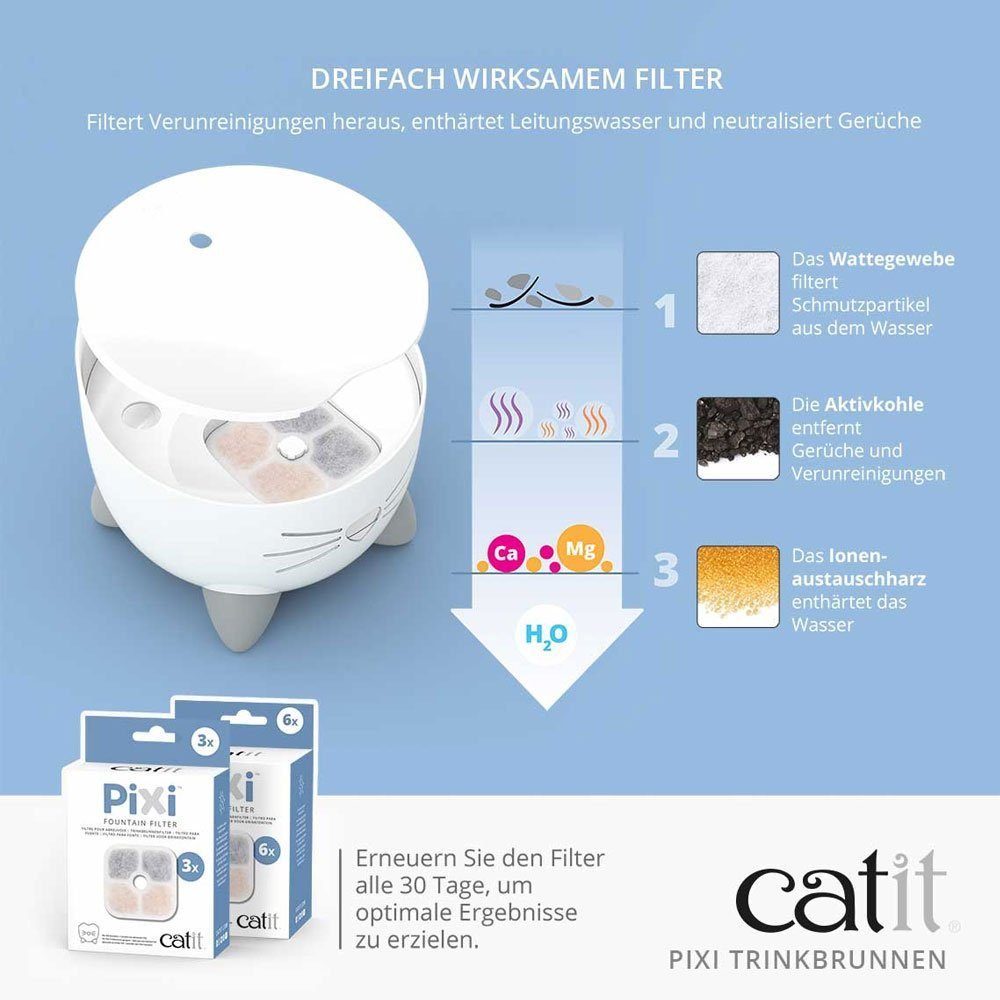 Catit Trinkbrunnen PIXI Trinkbrunnen - weiß
