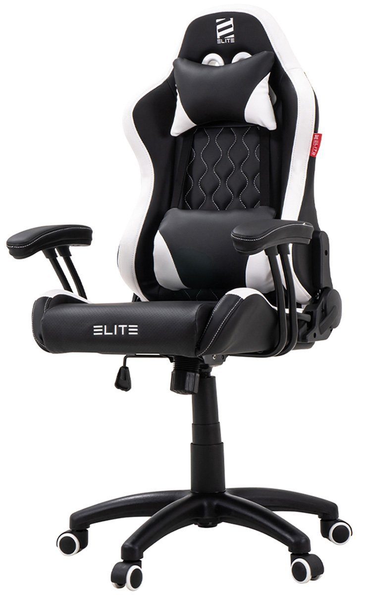 ELITE Gaming Gaming-Stuhl »PULSE«, Ergonomischer Kinder Luxus Gaming Stuhl  – 4D Armlehnen - Bürostuhl bis 120 kg mit breiter Sitzfläche - 90 Grad  neigbar - Schreibtischstuhl Chefsessel Sessel Drehstuhl Chair Kunstleder  Gamingstuhl -