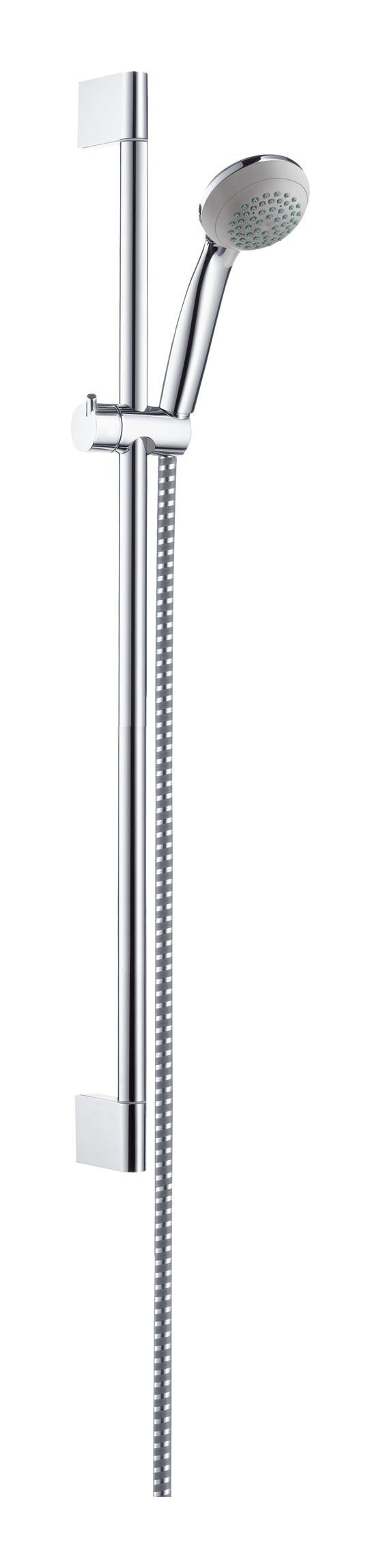 hansgrohe Stangenbrause-Set Crometta / Crometta 85, Höhe 66.9 cm, 1 Strahlart(en), 85 Brauseset 85 1jet mit Brausestange 650 mm - Chrom