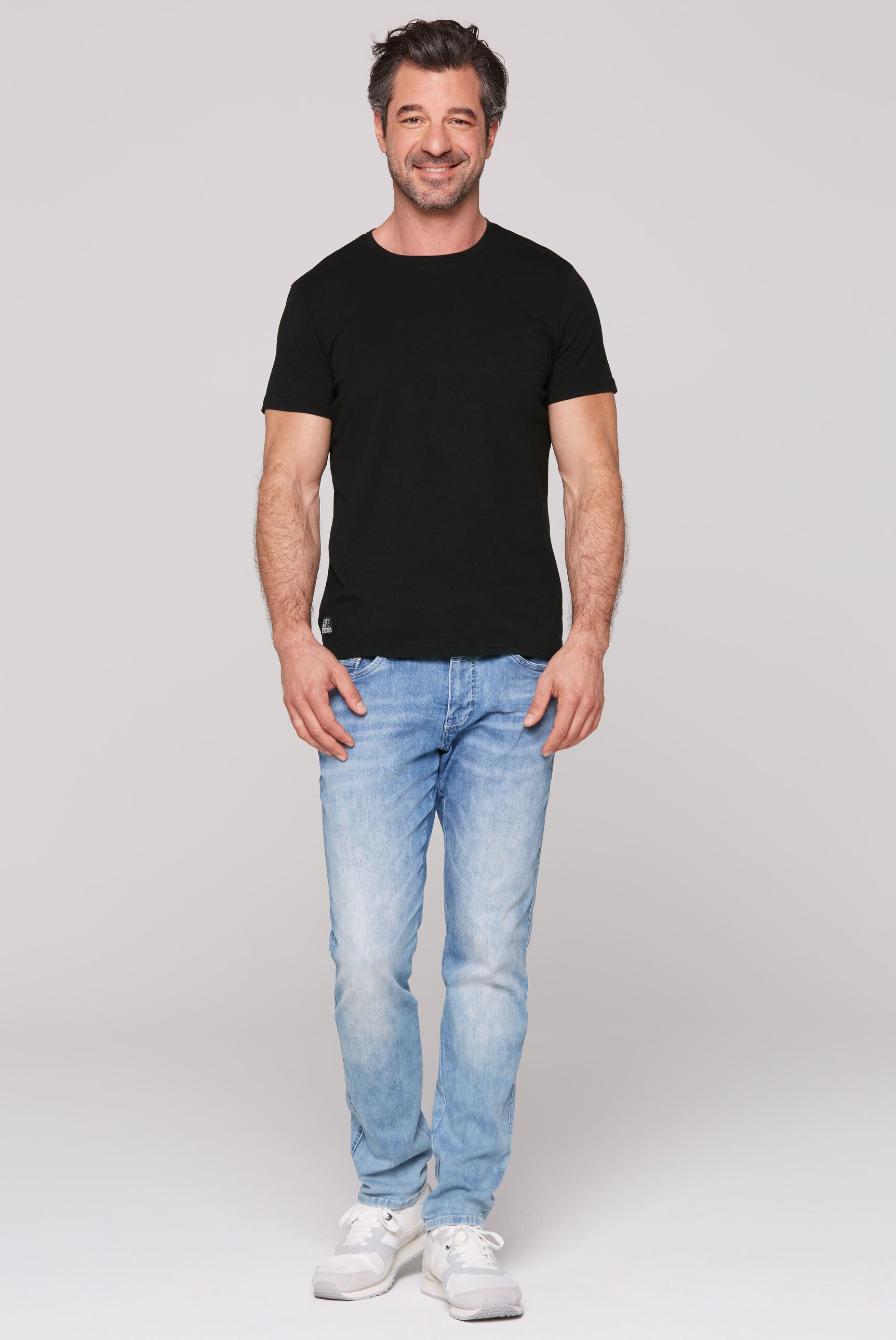 CAMP DAVID Rundhalsshirt aus Baumwolle