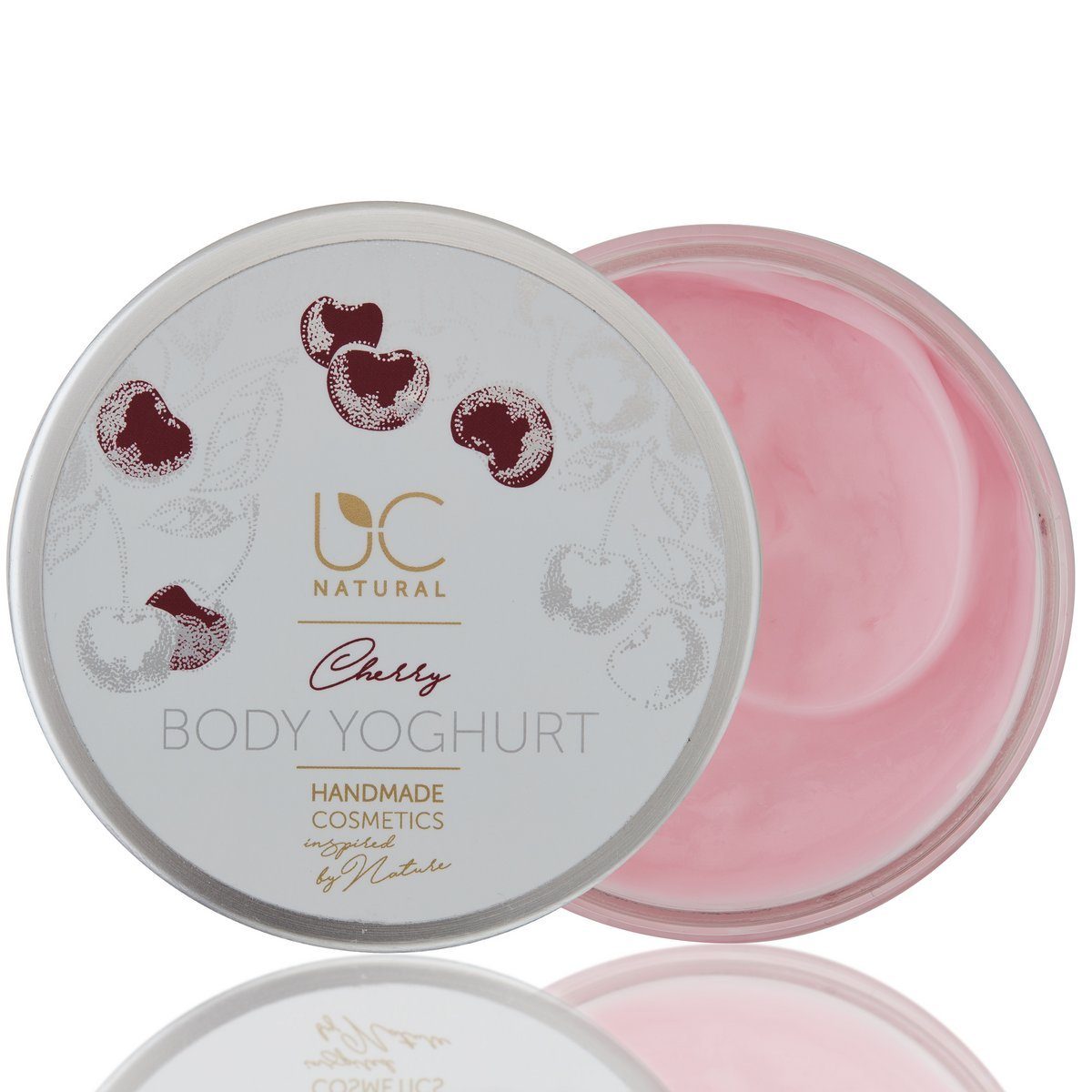 Body Natural Body UC 1-tlg., 220g Kirsch Set, vegan Yoghurt Natural handgemacht Yoghurt Körpercreme UC