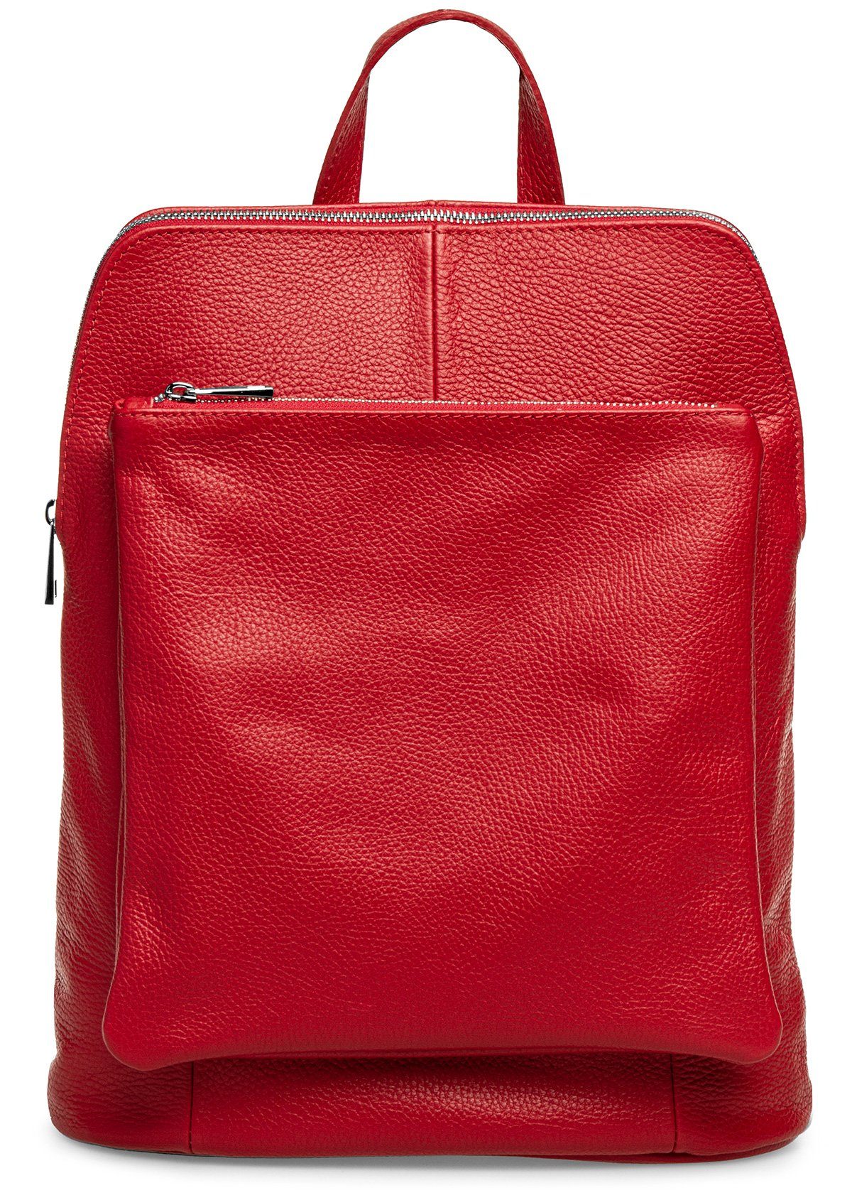 Caspar Cityrucksack Damen Leder Backpack Schultertasche günstig online kaufen