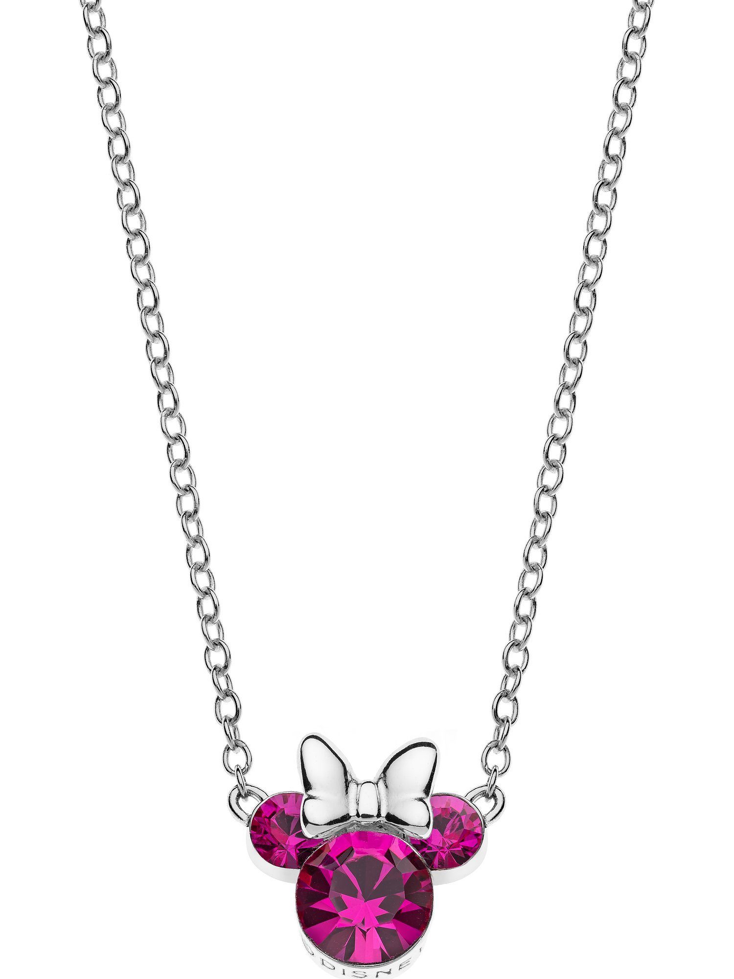 Kinder Kids (Gr. 92 -146) DISNEY Jewelry Collier Disney Mädchen-Kinderkette 925er Silber 1 Kristall