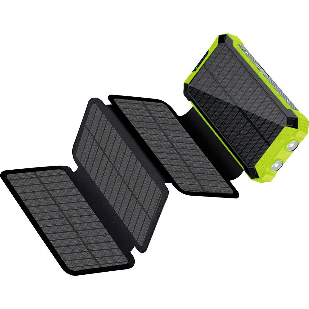 Realpower RealPower REALPOWER PB-20000 Solar Powerbank 20000 mAh Grün Powerbank 20000 mAh