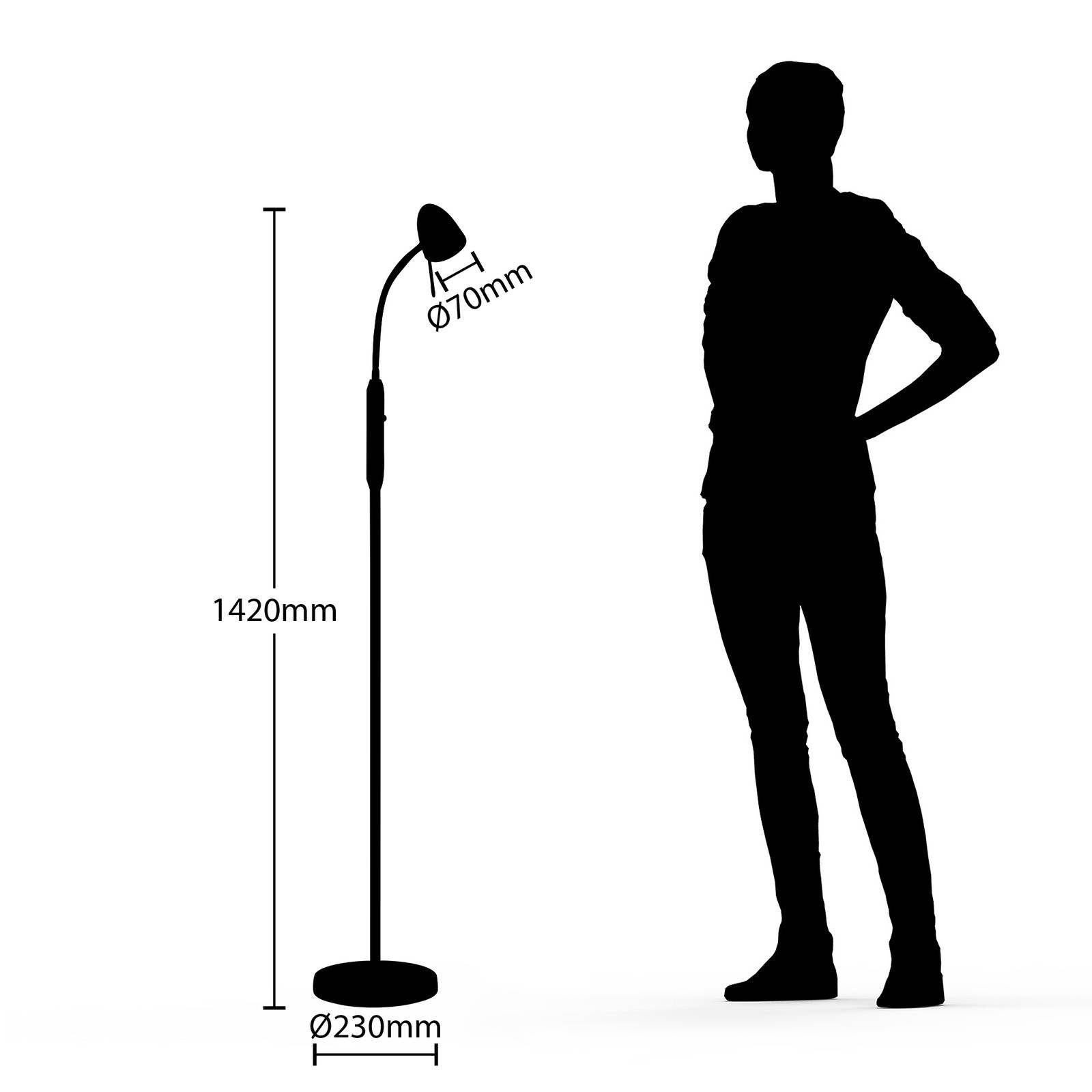 Modern, Eisen, dimmbar, Stehleuchte GU10, inklusive, Lindby flammig,dimmbar, nicht 1 Stehlampe weiß, Heyko, Leuchtmittel