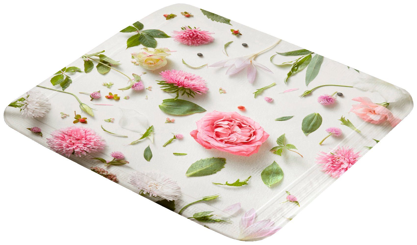 Kleine Wolke Duscheinlage Rosalie, B: 55 cm, L: 55 cm, BxH: 55 x 55 cm