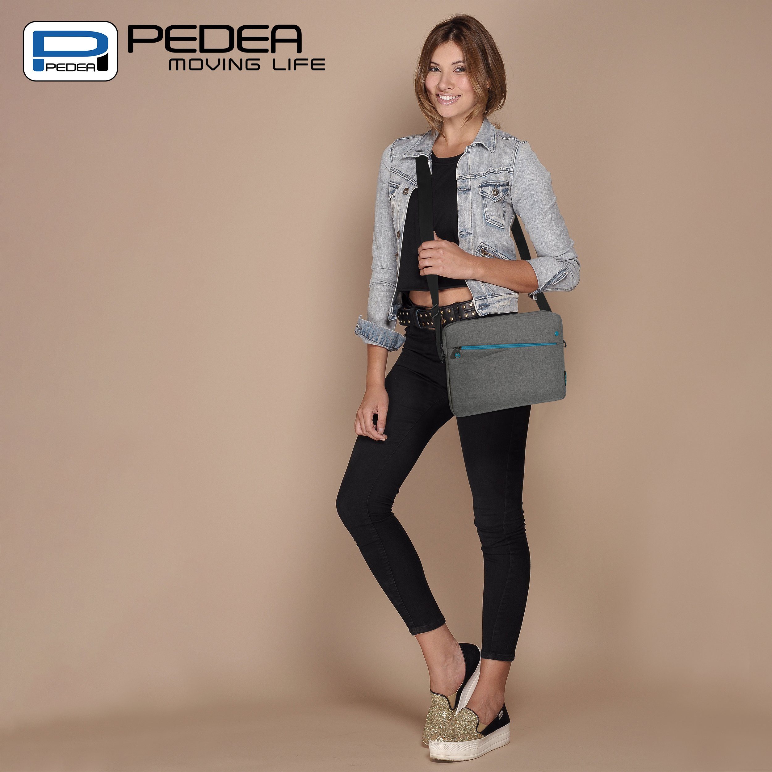 PEDEA Tablettasche FASHION Tablet Hülle mit Polsterung 12,9 / 13 Zoll, Gepolstert mit weichem Innenfutter