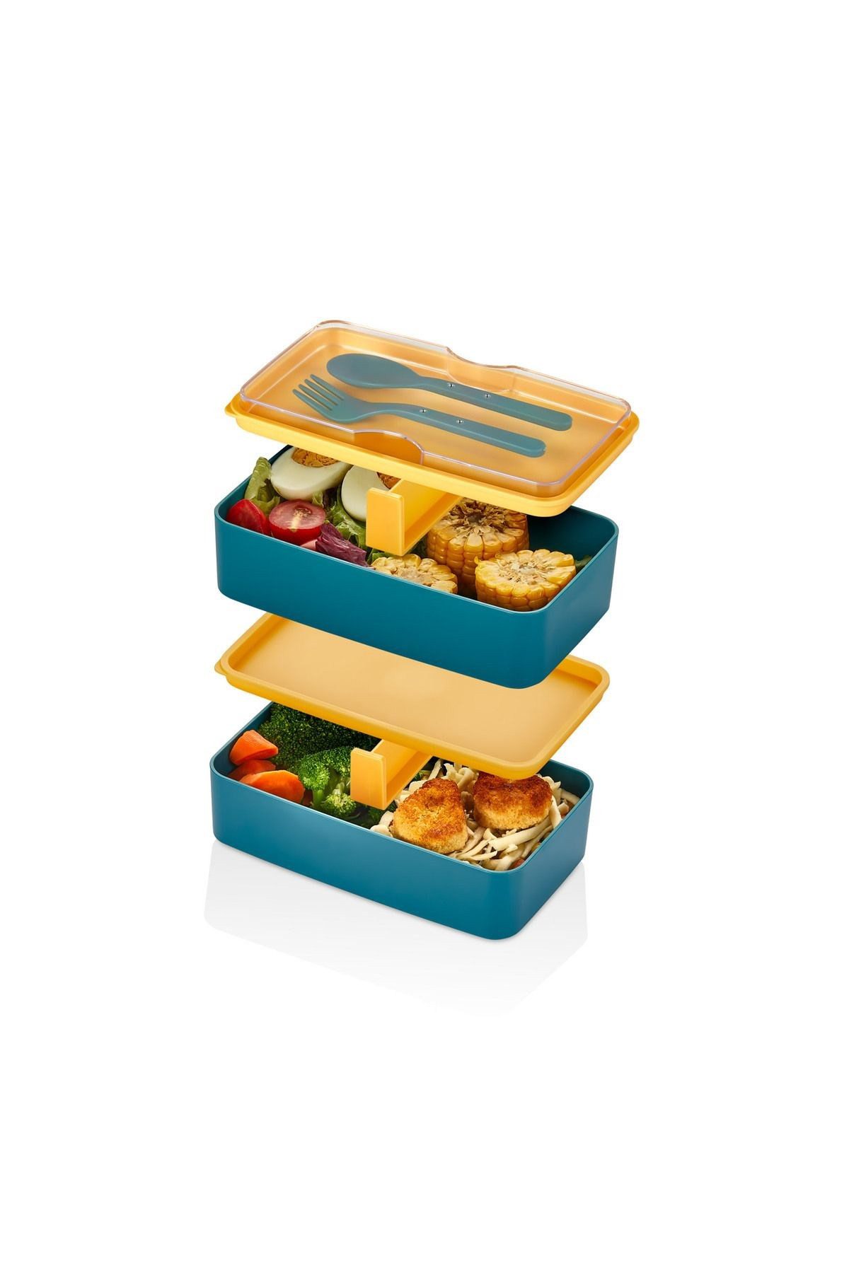 Vorratsdose 100% PLASTIC, 18,5 x 11 x 5 cm (2 Pieces) R1121