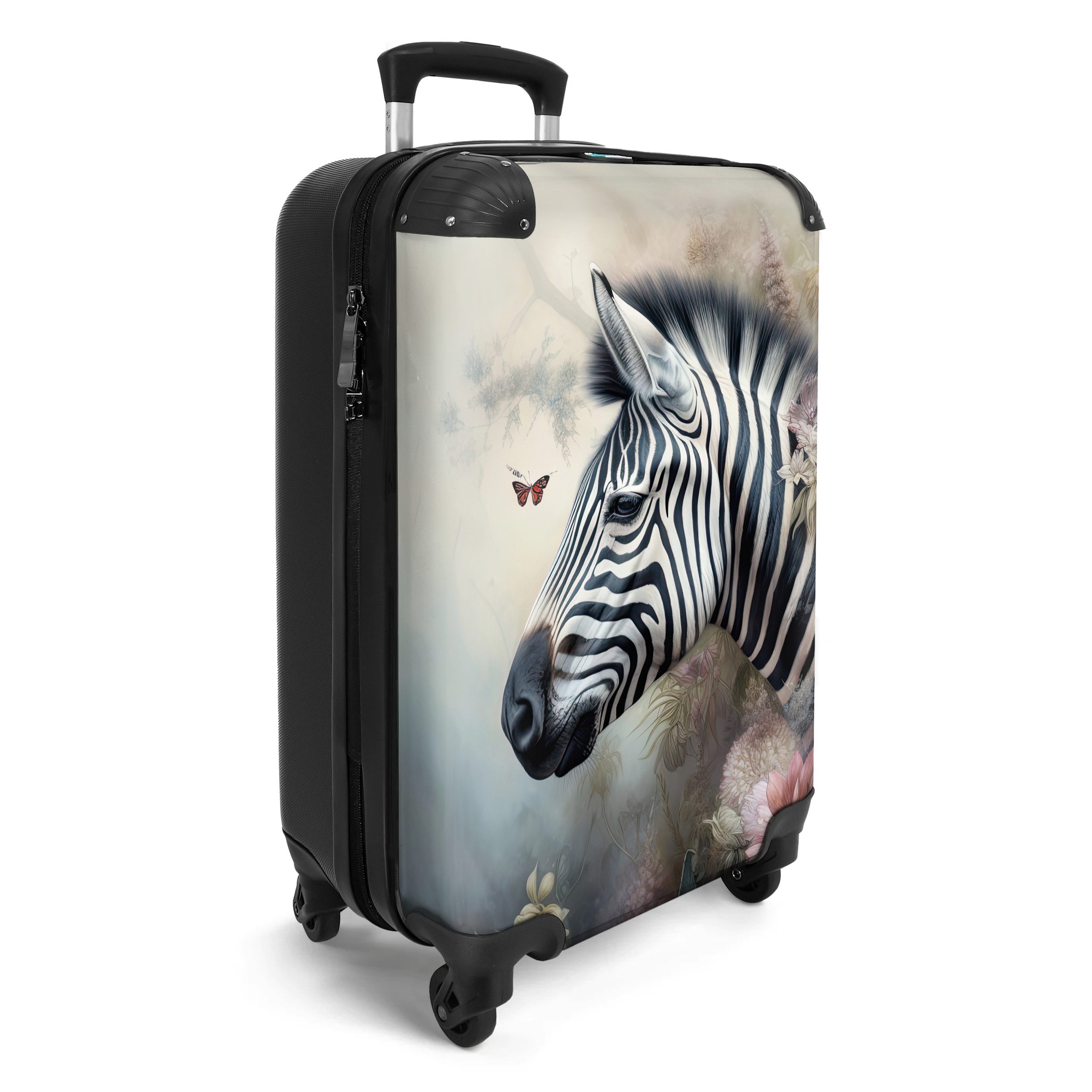NoBoringSuitcases.com© Hartschalen-Trolley Zebra - Wilde Tiere günstig online kaufen