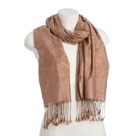 Goodman Design Modetuch Modeschal Schal Mia mit femininen Design, aus Seide und Baumwolle