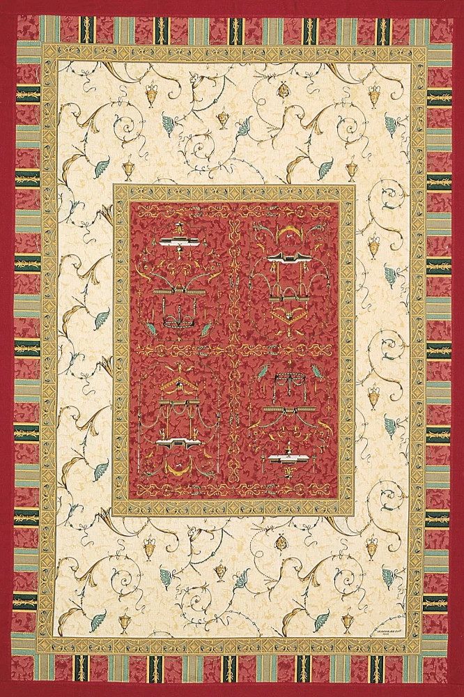 Plaid Plaid Oplontis V8 in Rot von Bassetti, Bassetti