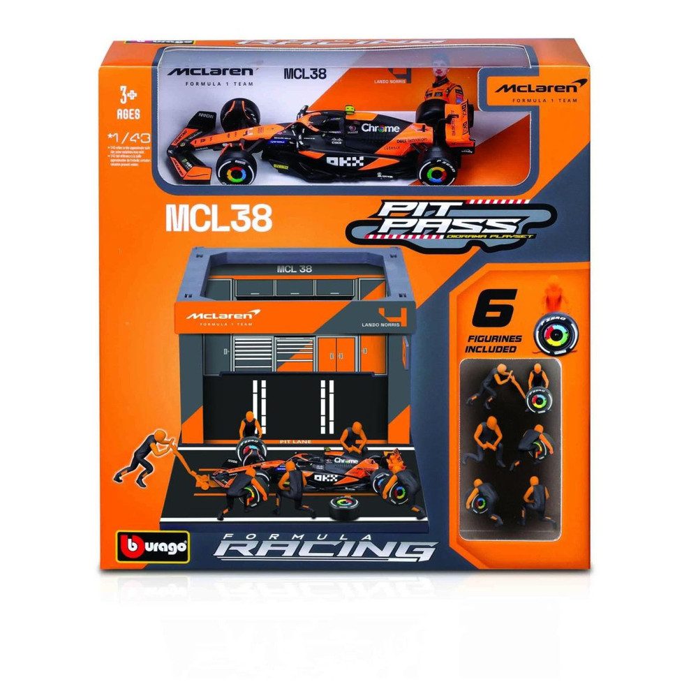 Heinrich Bauer Spielzeug-Traktor Spielset - F1 McLaren MCL38 - Norris - Pit günstig online kaufen