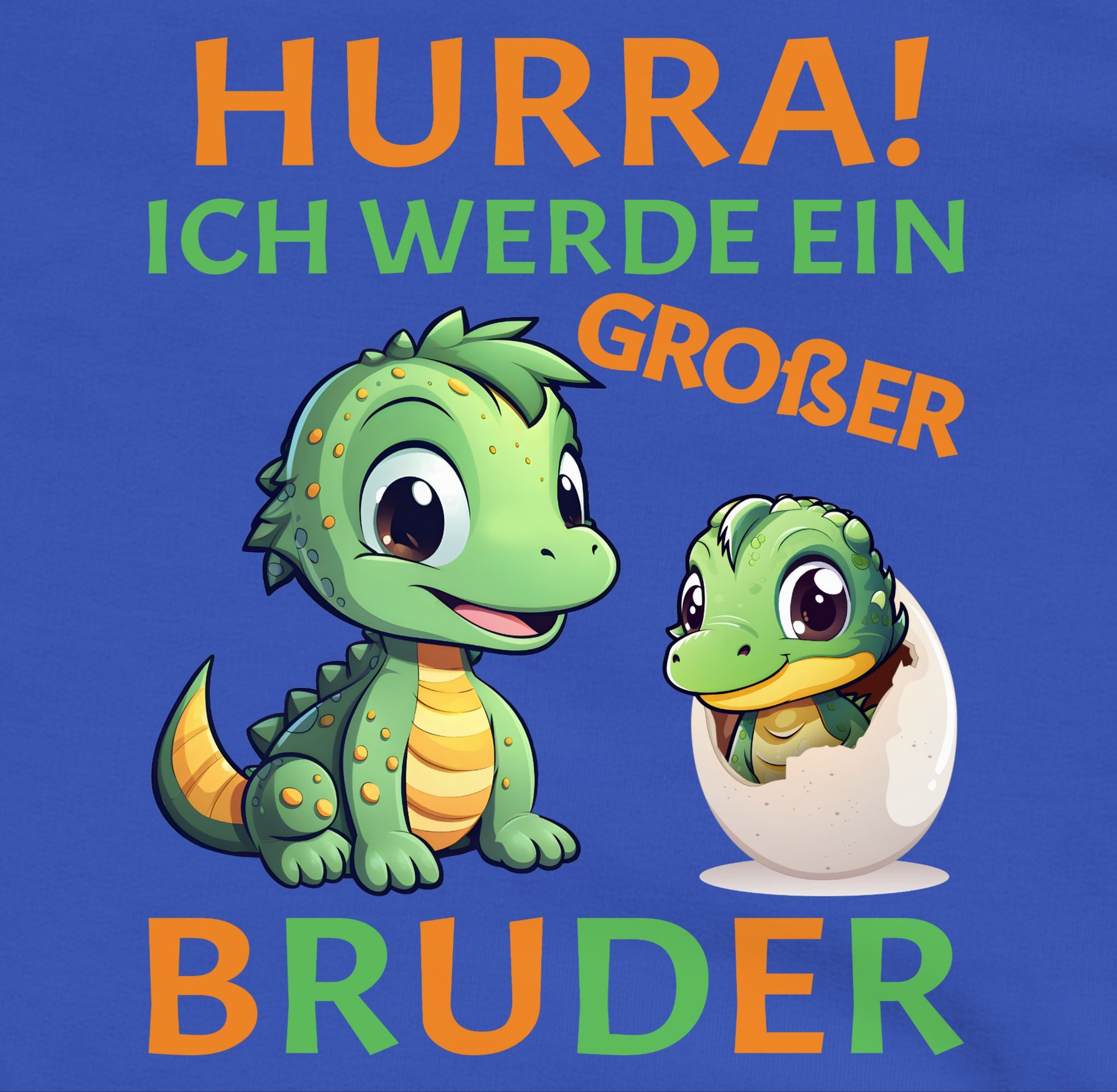 Shirtracer Hoodie Hurra endlich großer Bruder - Ich werde großer Bruder - Ich bin großer Großer Bruder