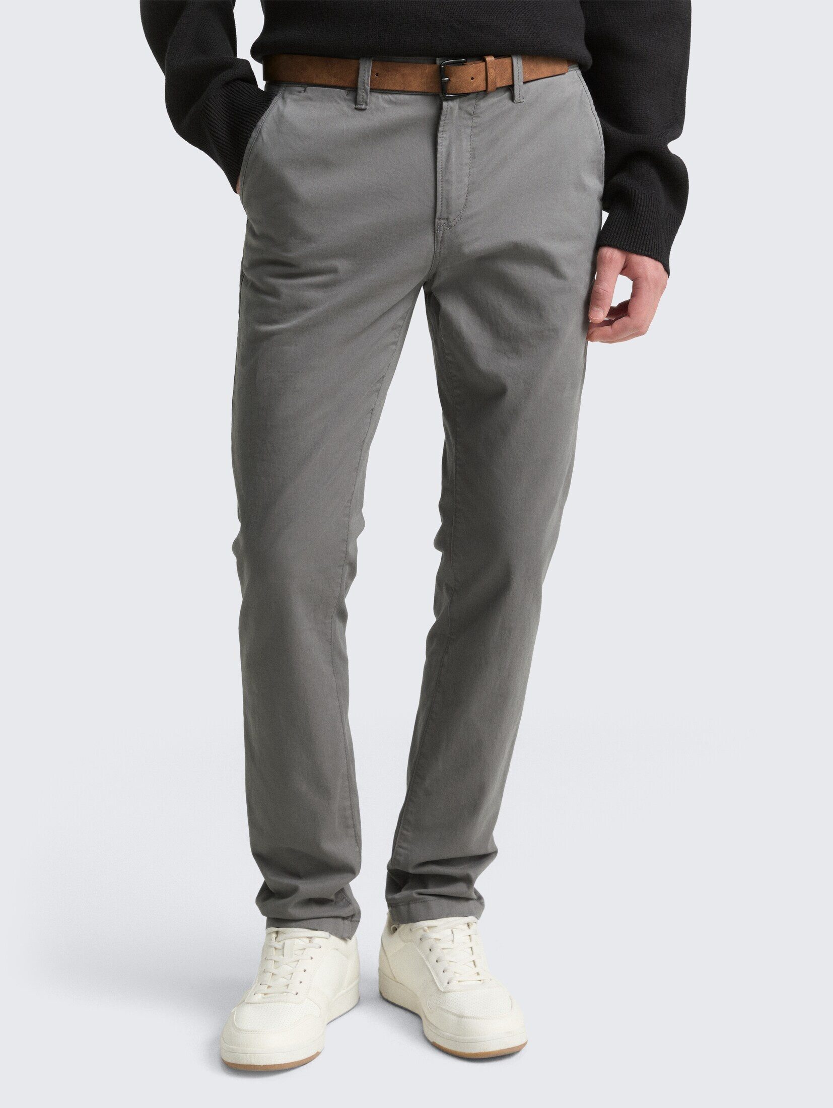 TOM TAILOR Denim Chinohose Hosen & Chino Slim Fit Chino Hose mit Gürtel günstig online kaufen