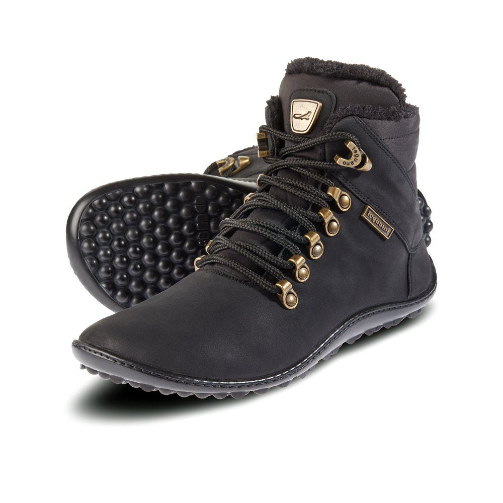 Leguano Husky schwarz Barfußschuh