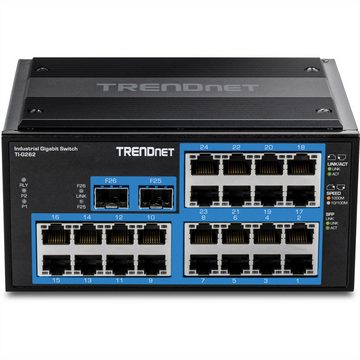 Trendnet TI-G262 DIN-Rail Switch Netzwerk-Switch (26-Port Industrial Gigabit)