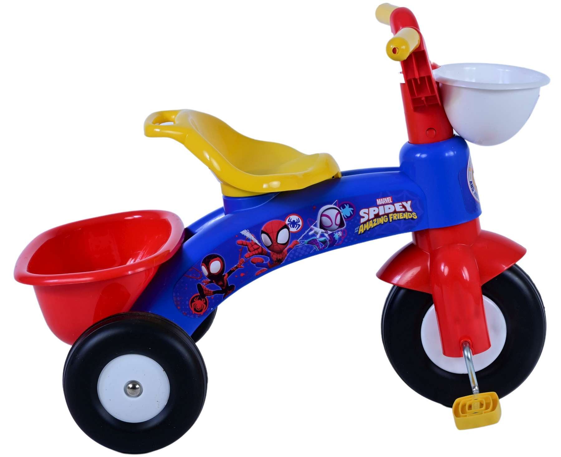 Volare Kinderfahrrad Dreirad Marvel Spidey Fahrrad für Jungen Kinderrad in Blau