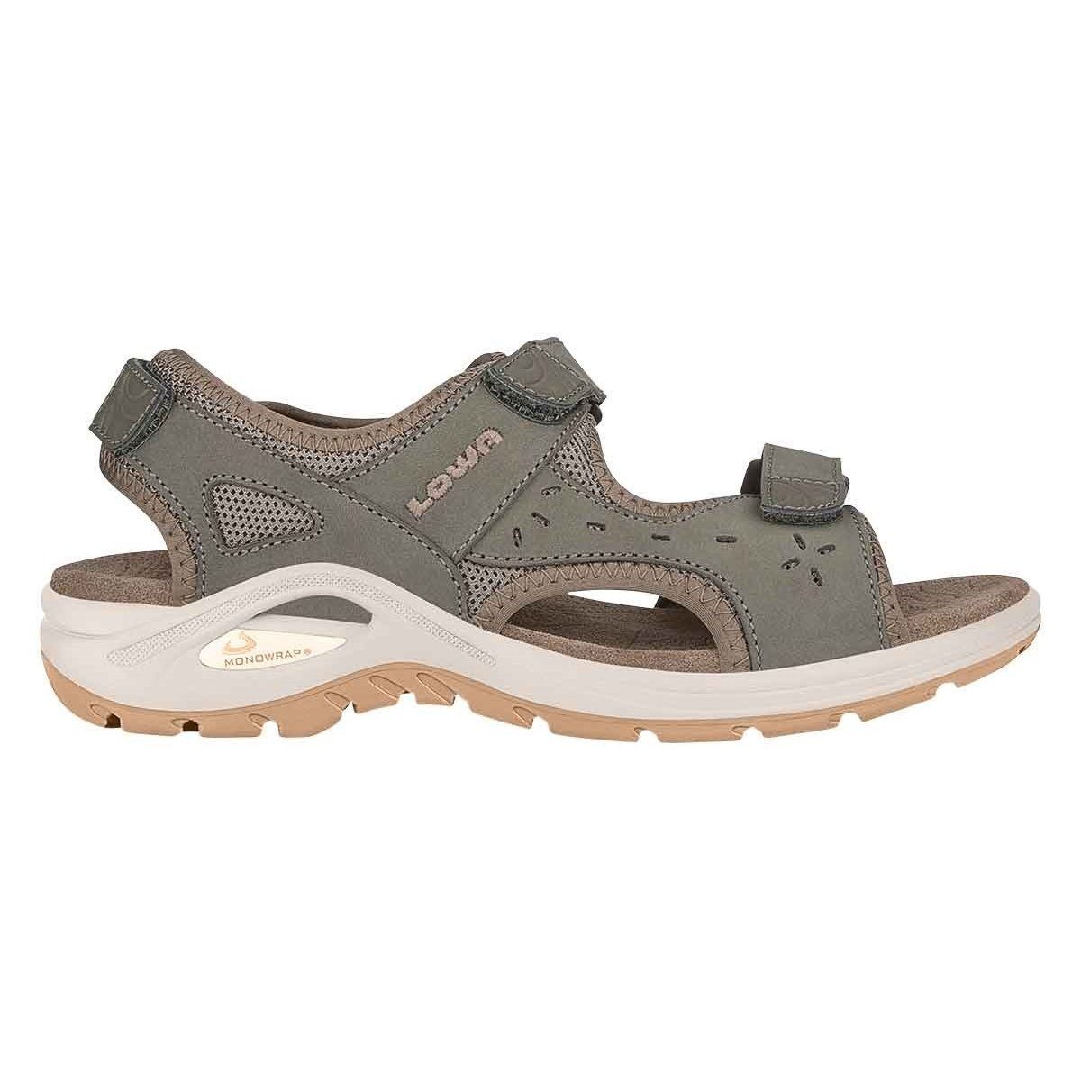 Lowa Urbano Nubukleder schilfbraun/stein Damen Sandale günstig online kaufen