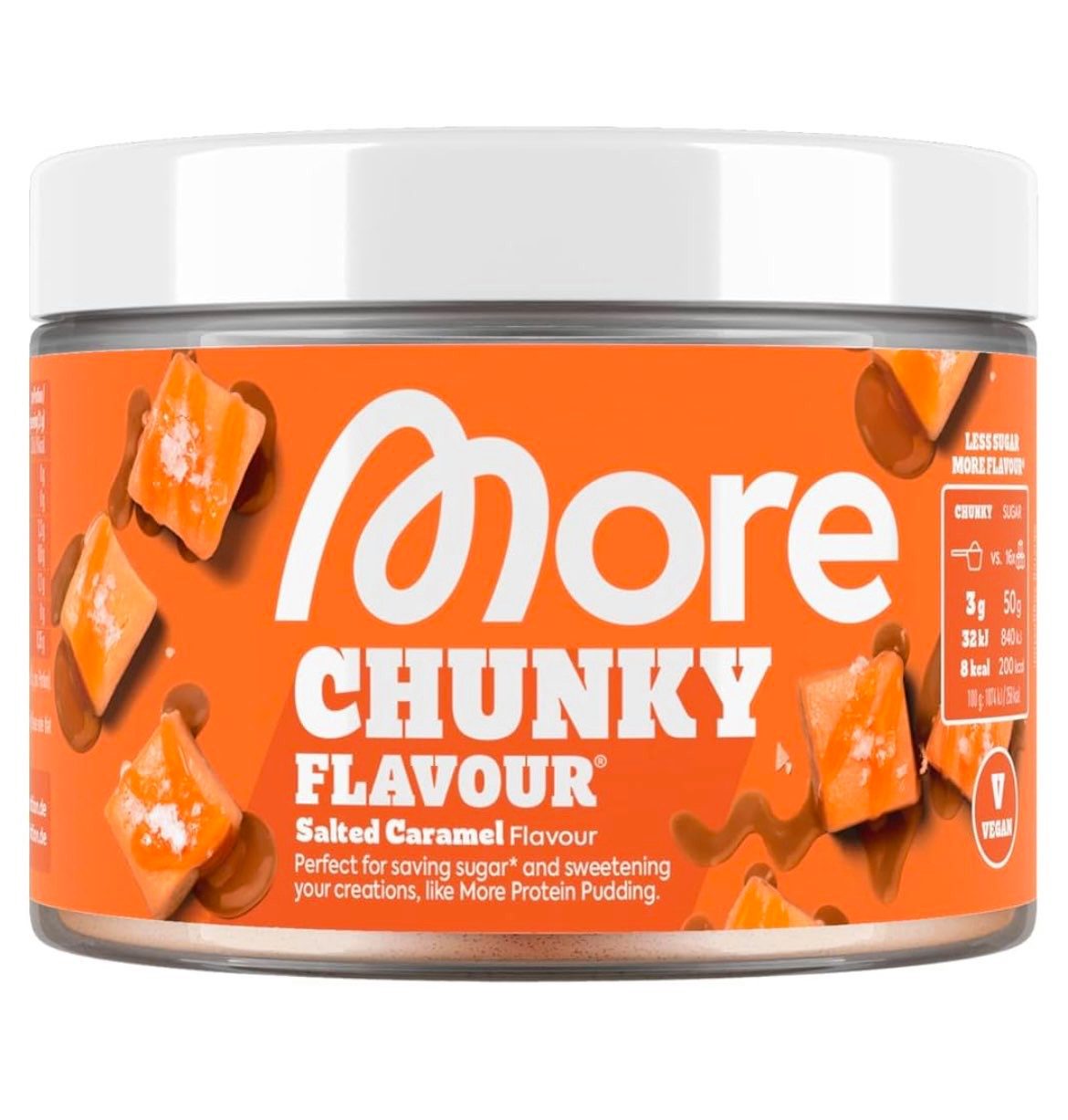 More Nutrition MORE Chunky Flavour, Salted Caramel, 150 g Pulver, 150 g